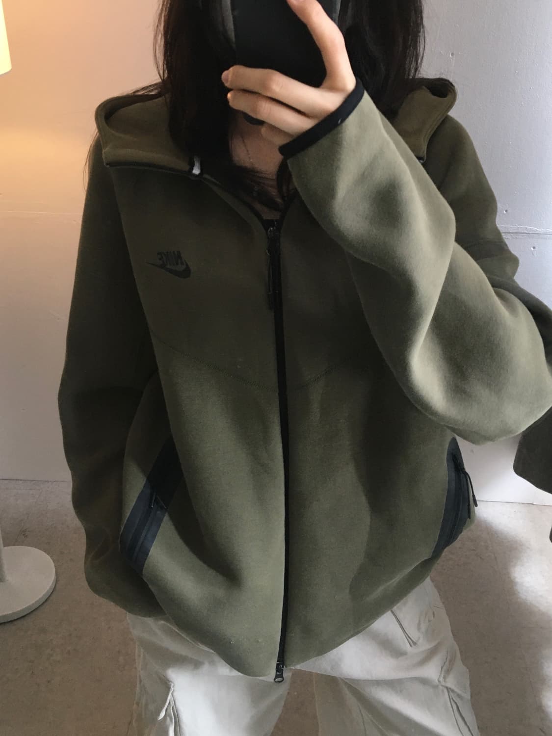 나이키 퓨추라로고 기능성 후드집업 상품이미지1