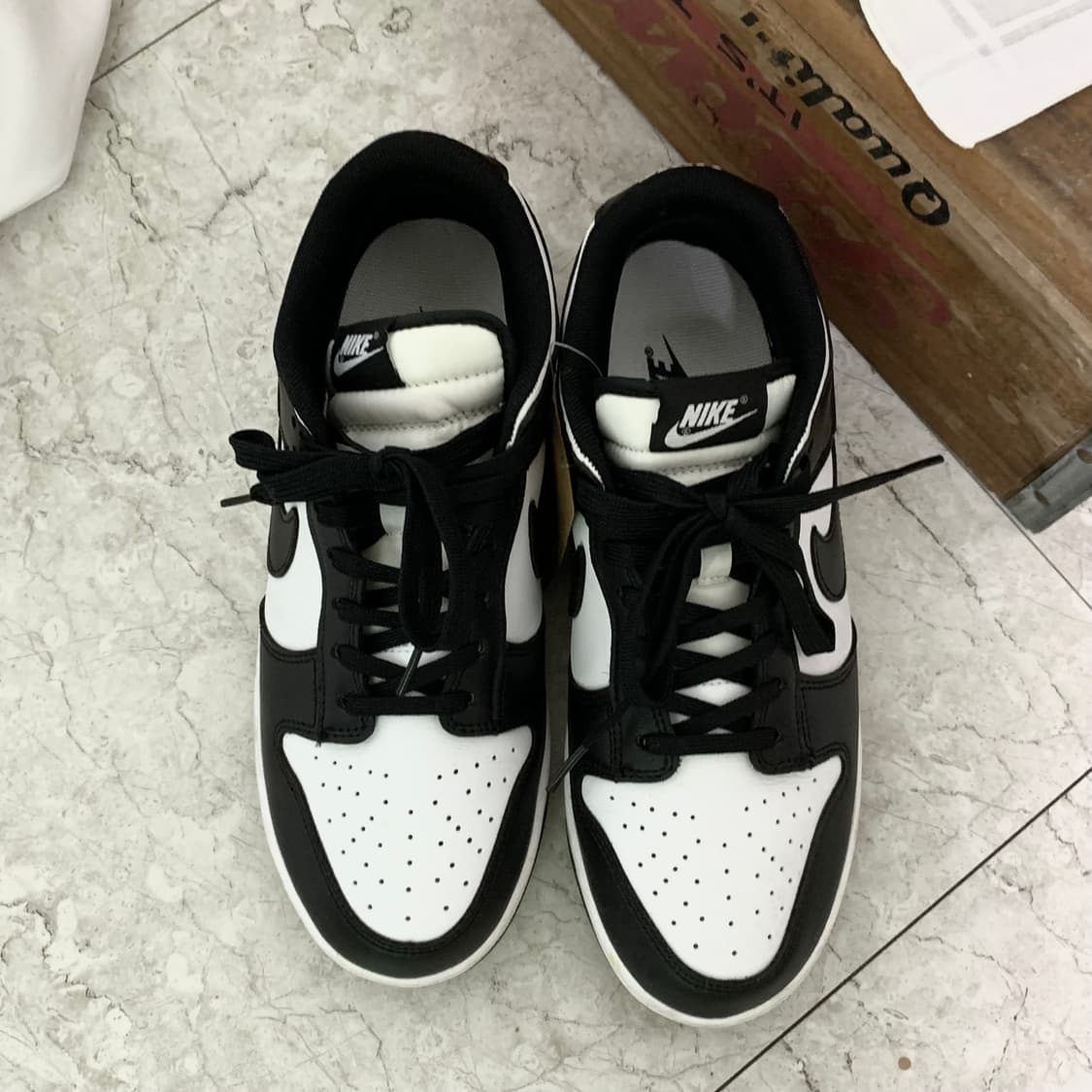 나이키 조던 덩크 로우 블랙 화이트 오레오 범고래 265 상품이미지2