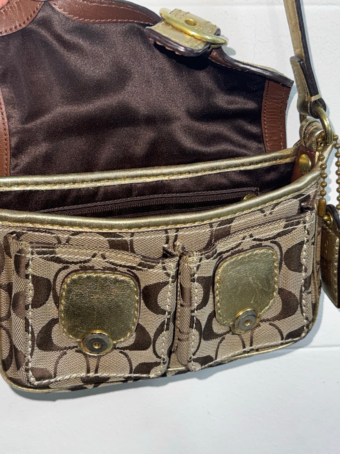 코치 골드 00‘s 미니 숄더백  상품이미지3