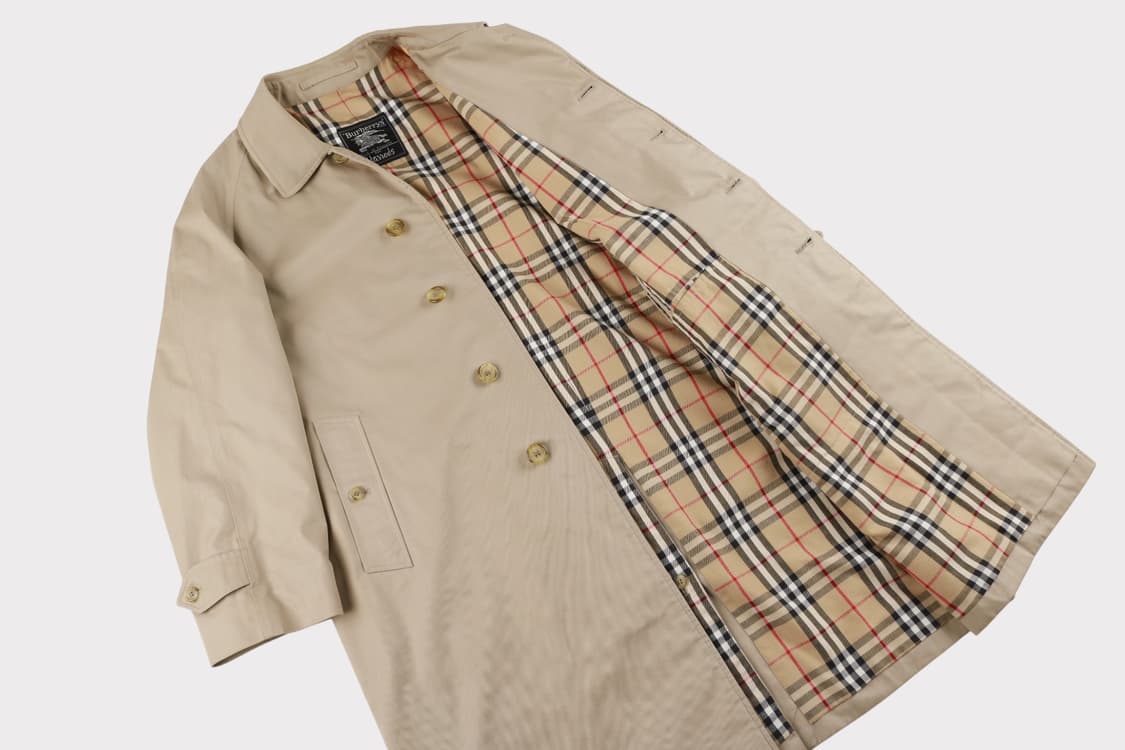 [L] 90's 버버리 싱글 트렌치코트 상품이미지5