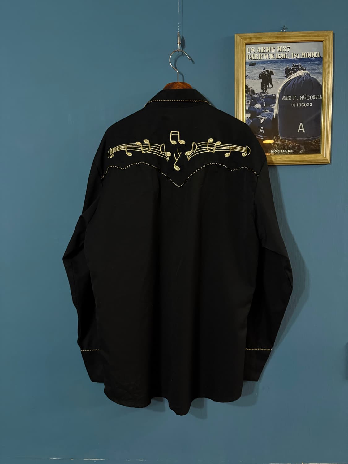 Scully Black Embroidered Pearl Snap Shir 상품이미지10