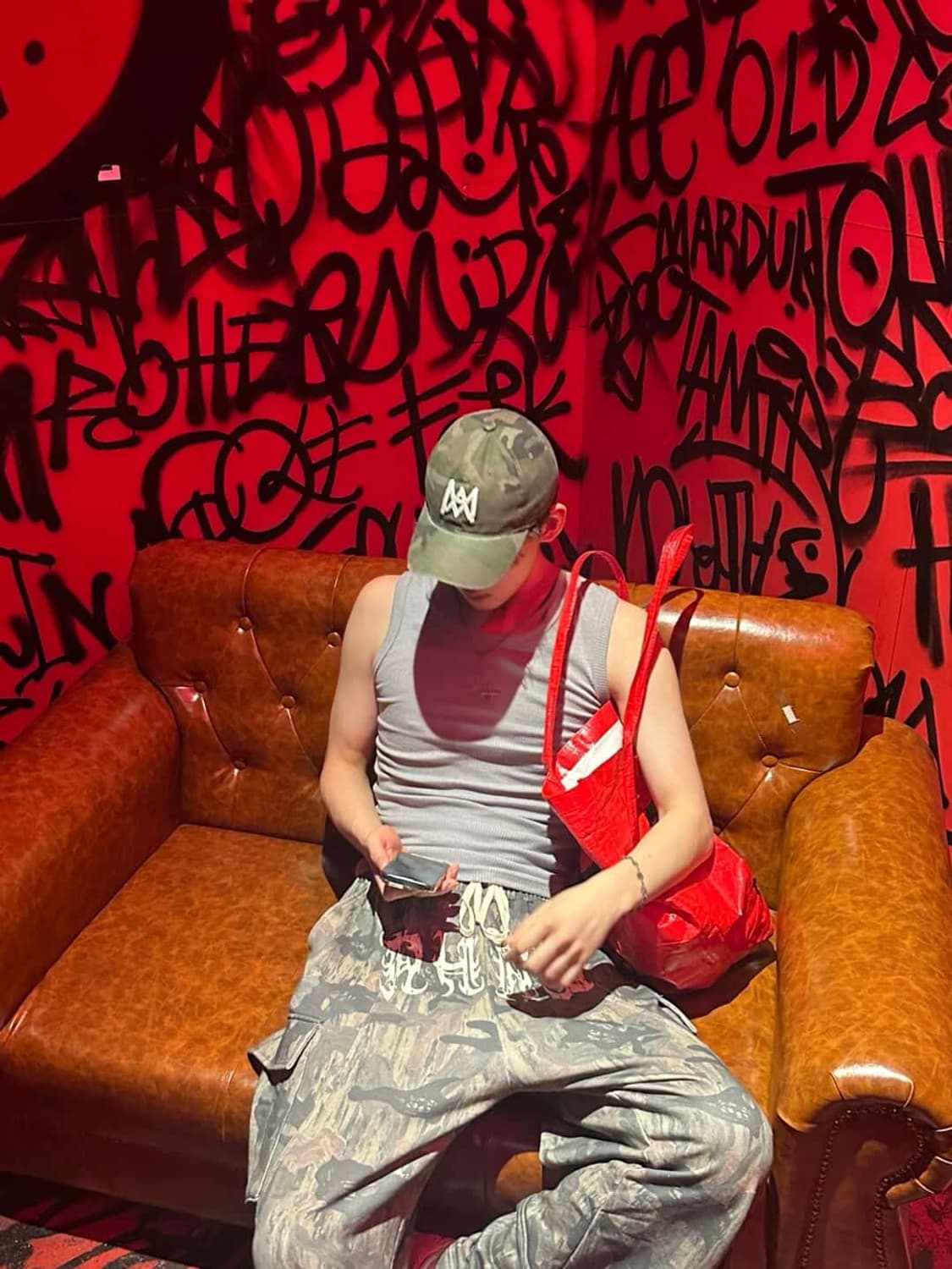 미가엘 MA 아플리케 캡, Camo 상품이미지1