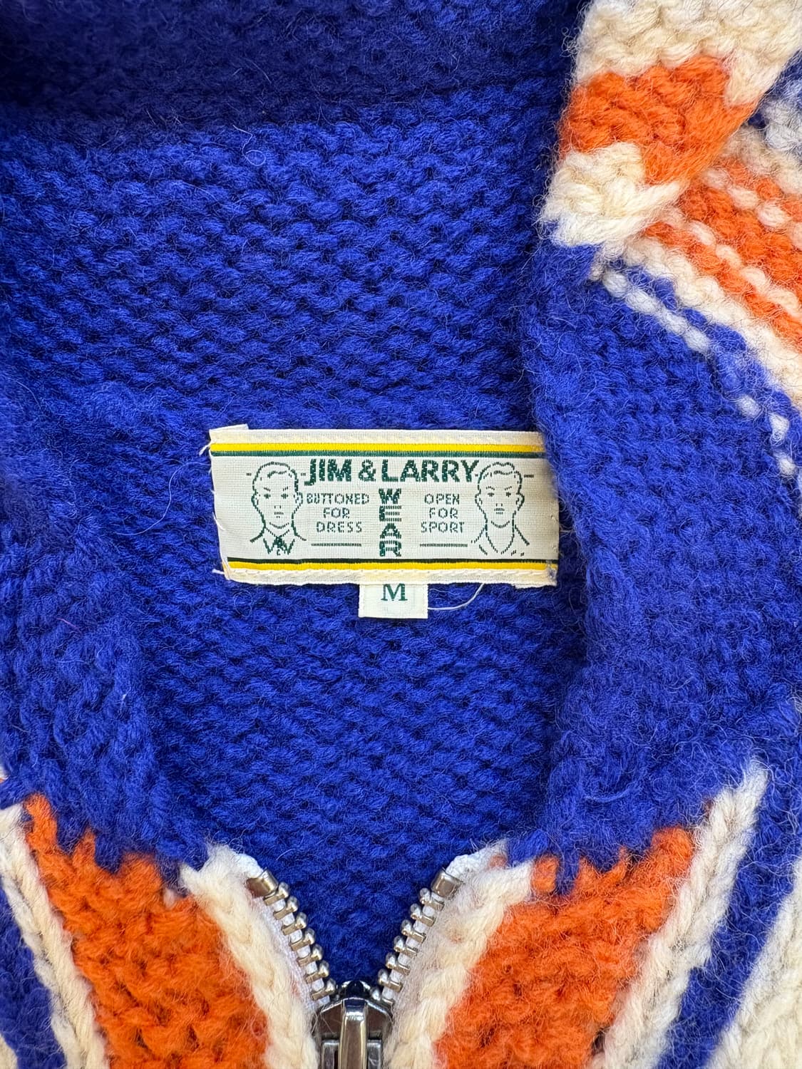 짐앤래리 65 니트 집업 가디건 상품이미지3