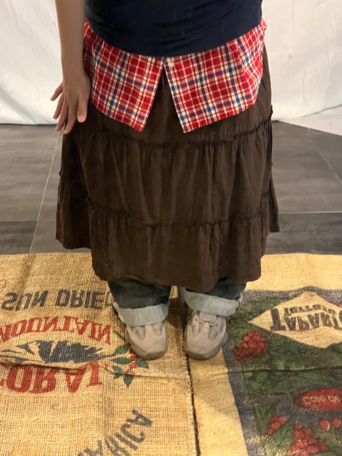 Bohemian faded skirt 상품이미지5