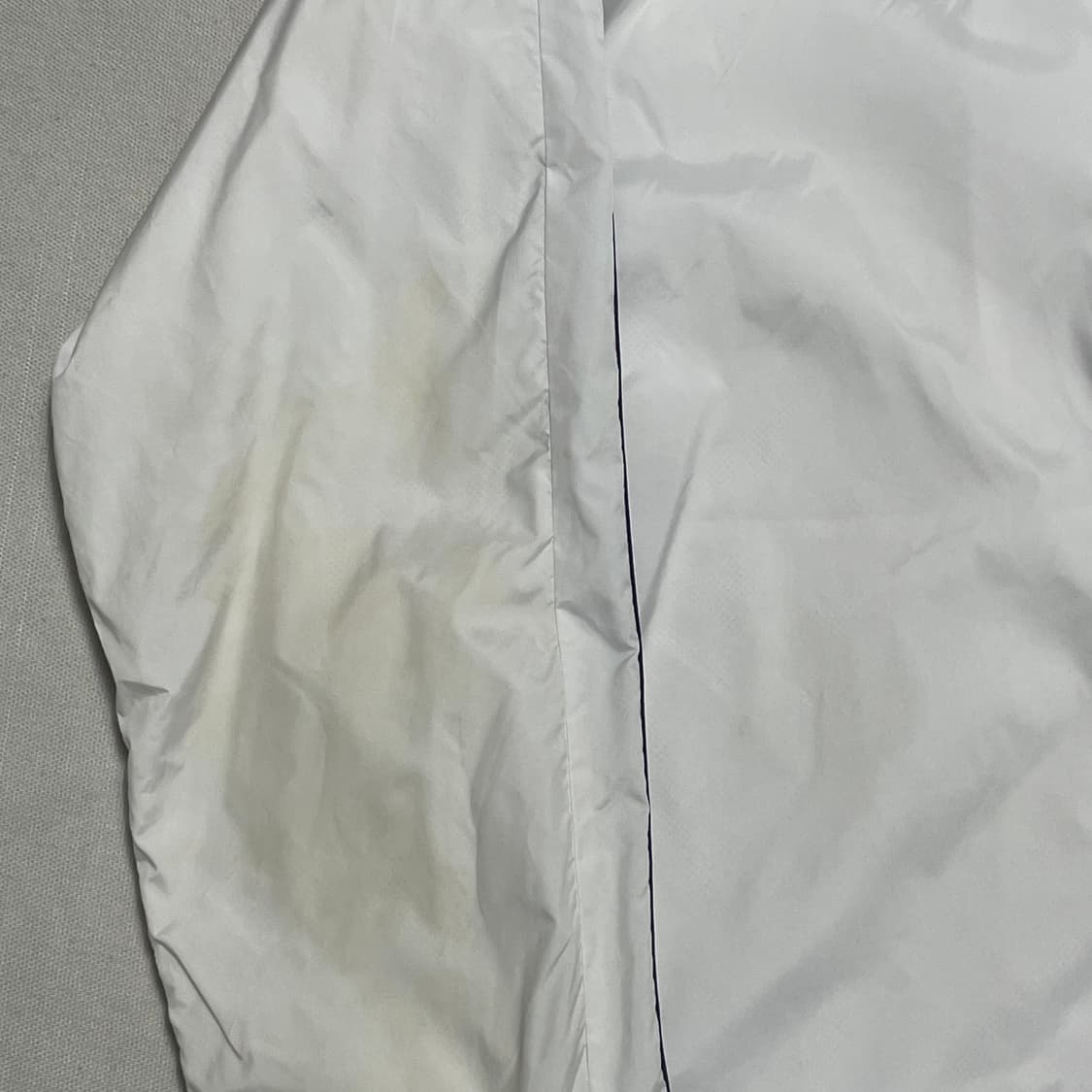 M 아디다스 첼시 블랙라인 화이트 후드 바람막이 상품이미지7