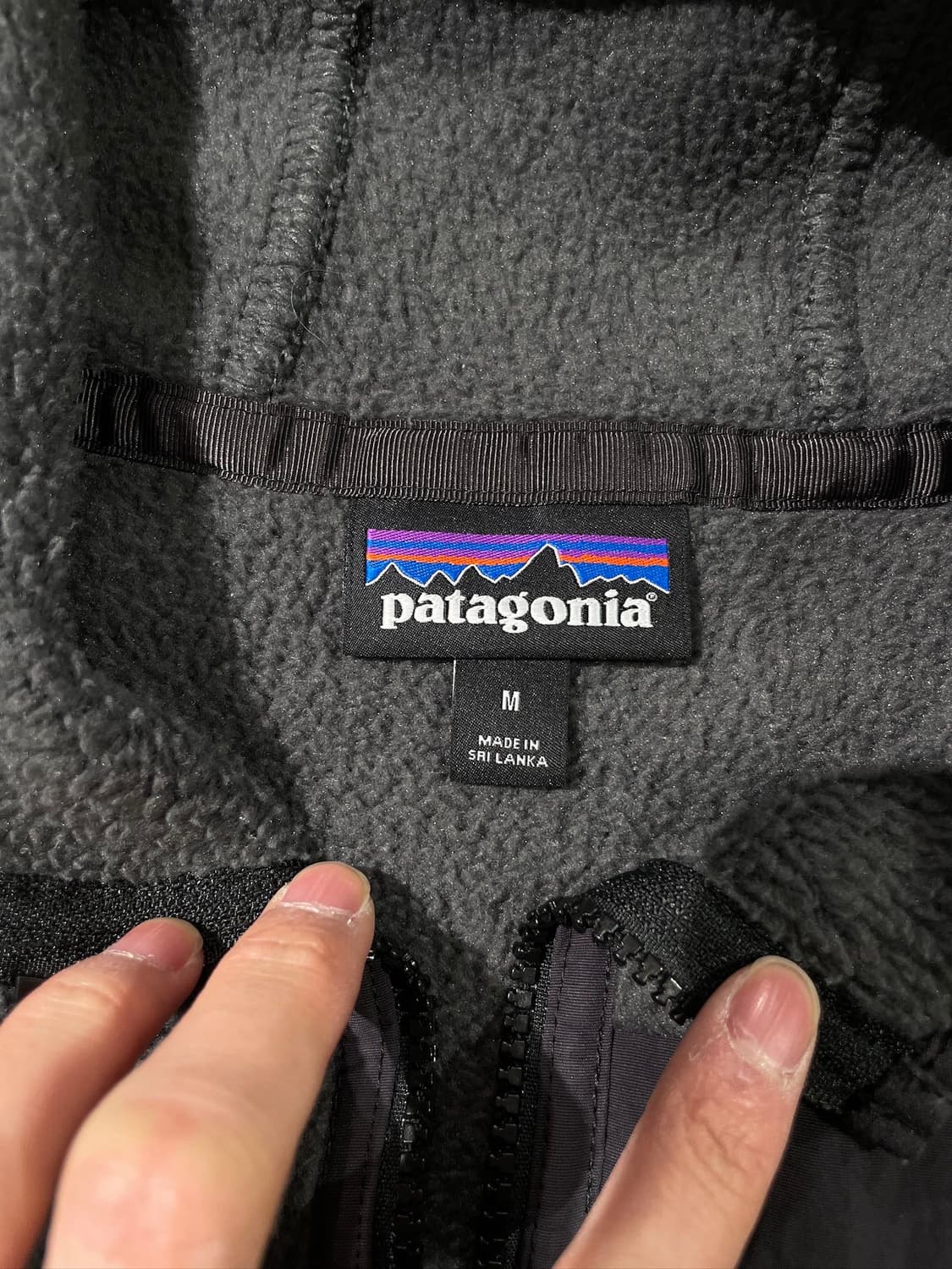 파타고니아 그레이 레트로 파일 플리스 후디 아노락 상품이미지7