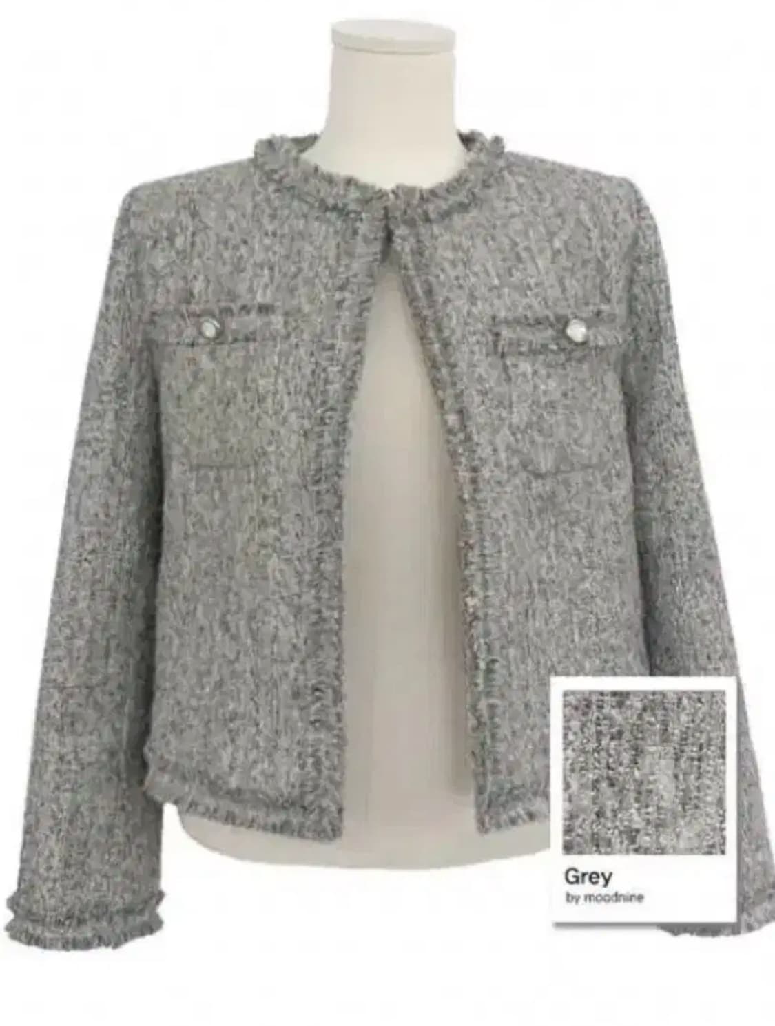 무드나인-제작 울 트위드자켓(새상품) 상품이미지4