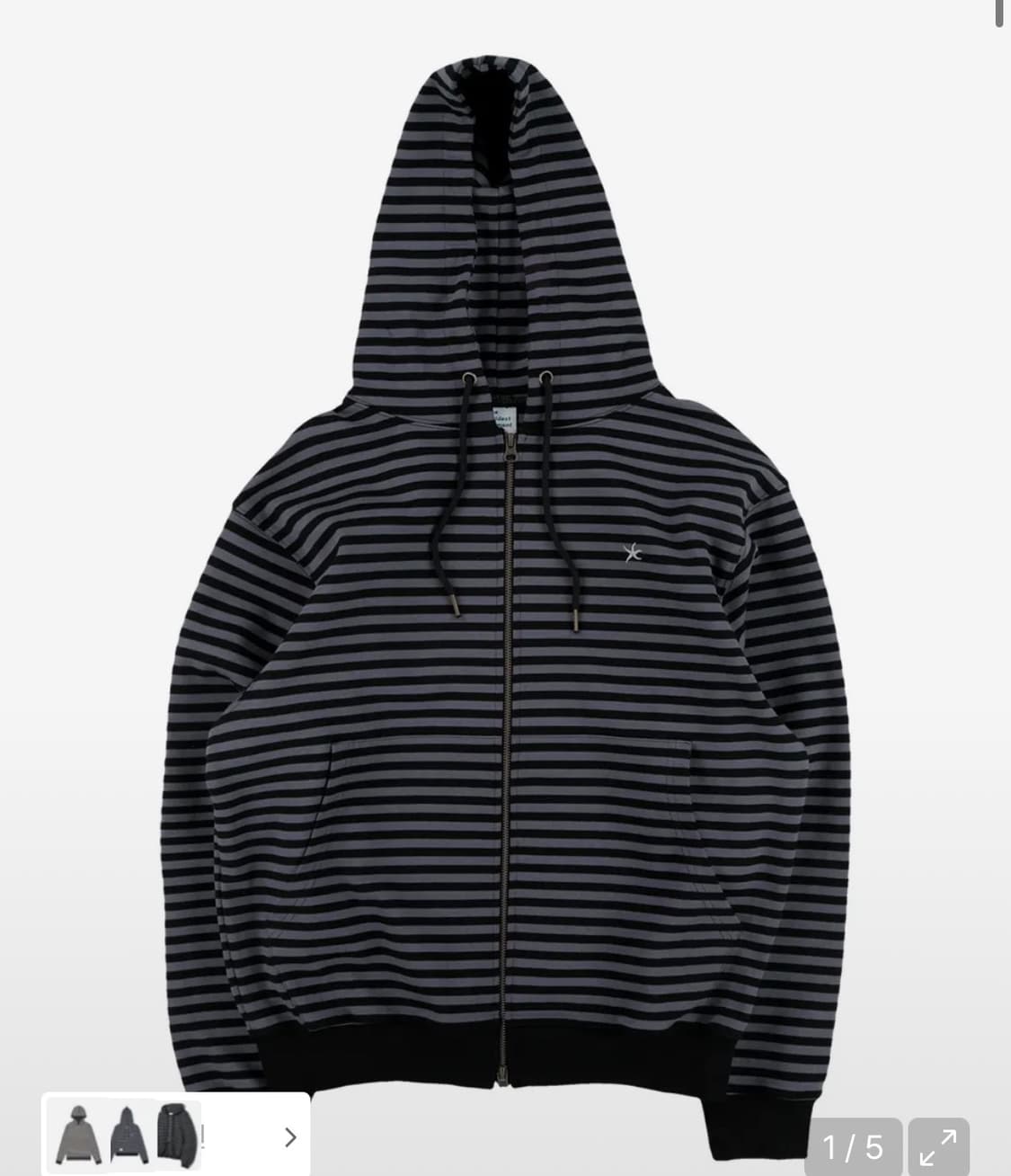 더콜디스트모먼트 후드집업 상품이미지1