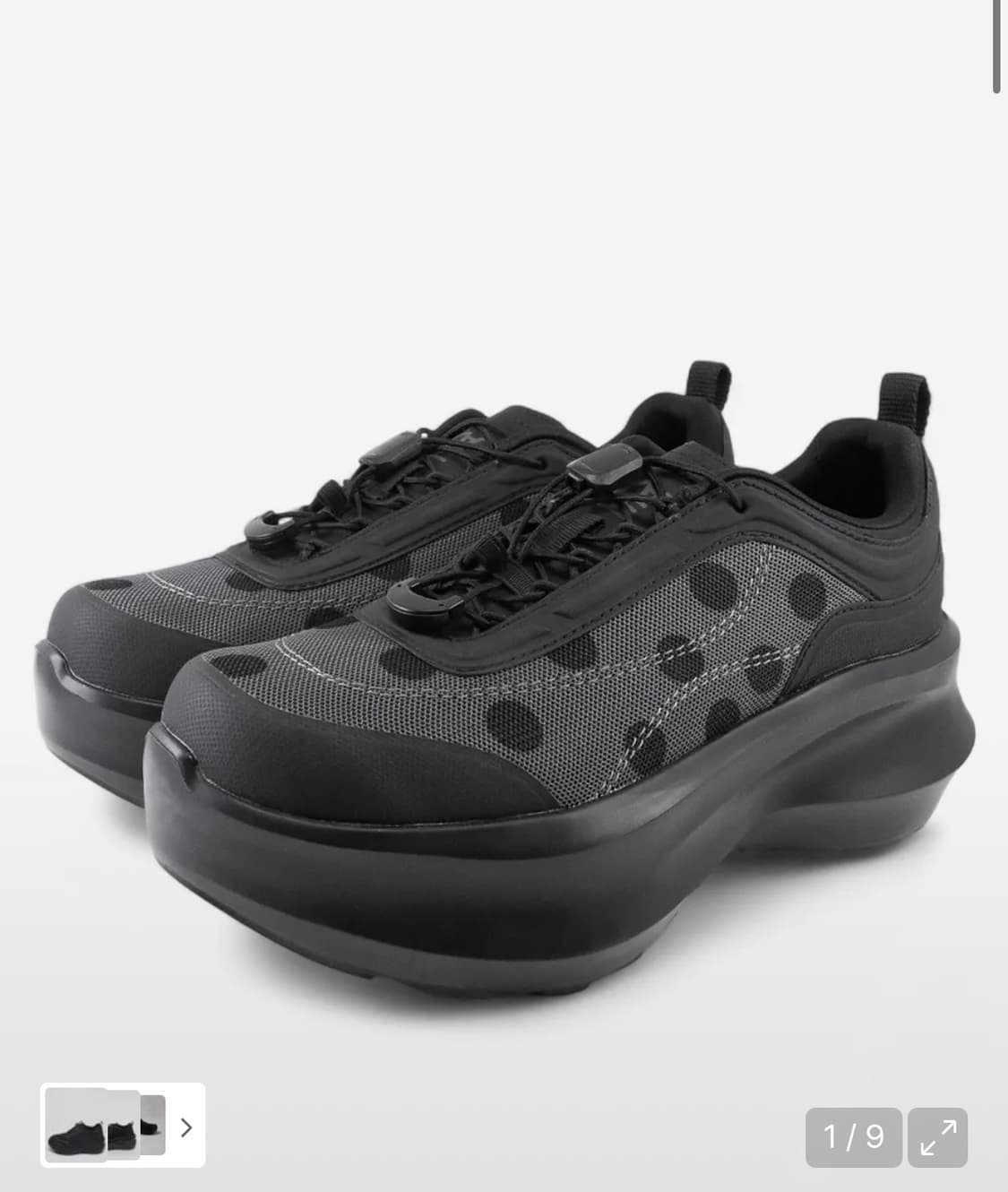 야세 송이송이 도트 플랫폼 스니커즈 230 상품이미지1