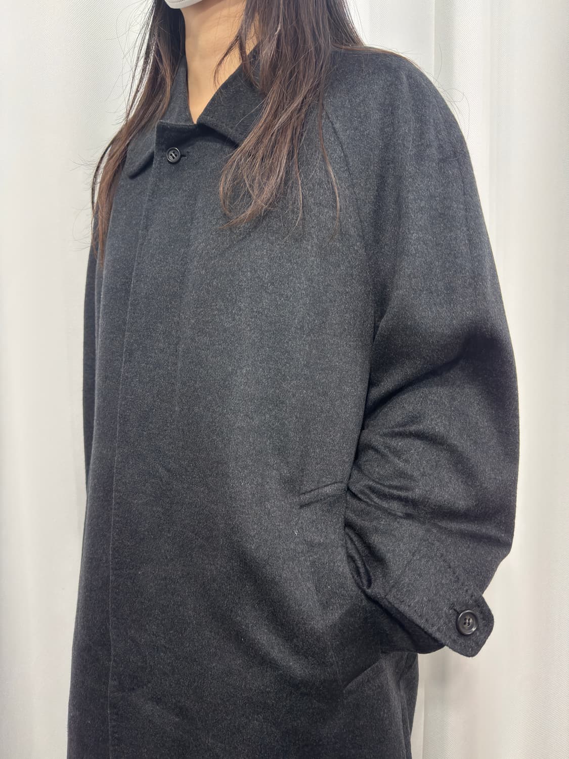 eques gray cashmere coat 상품이미지4