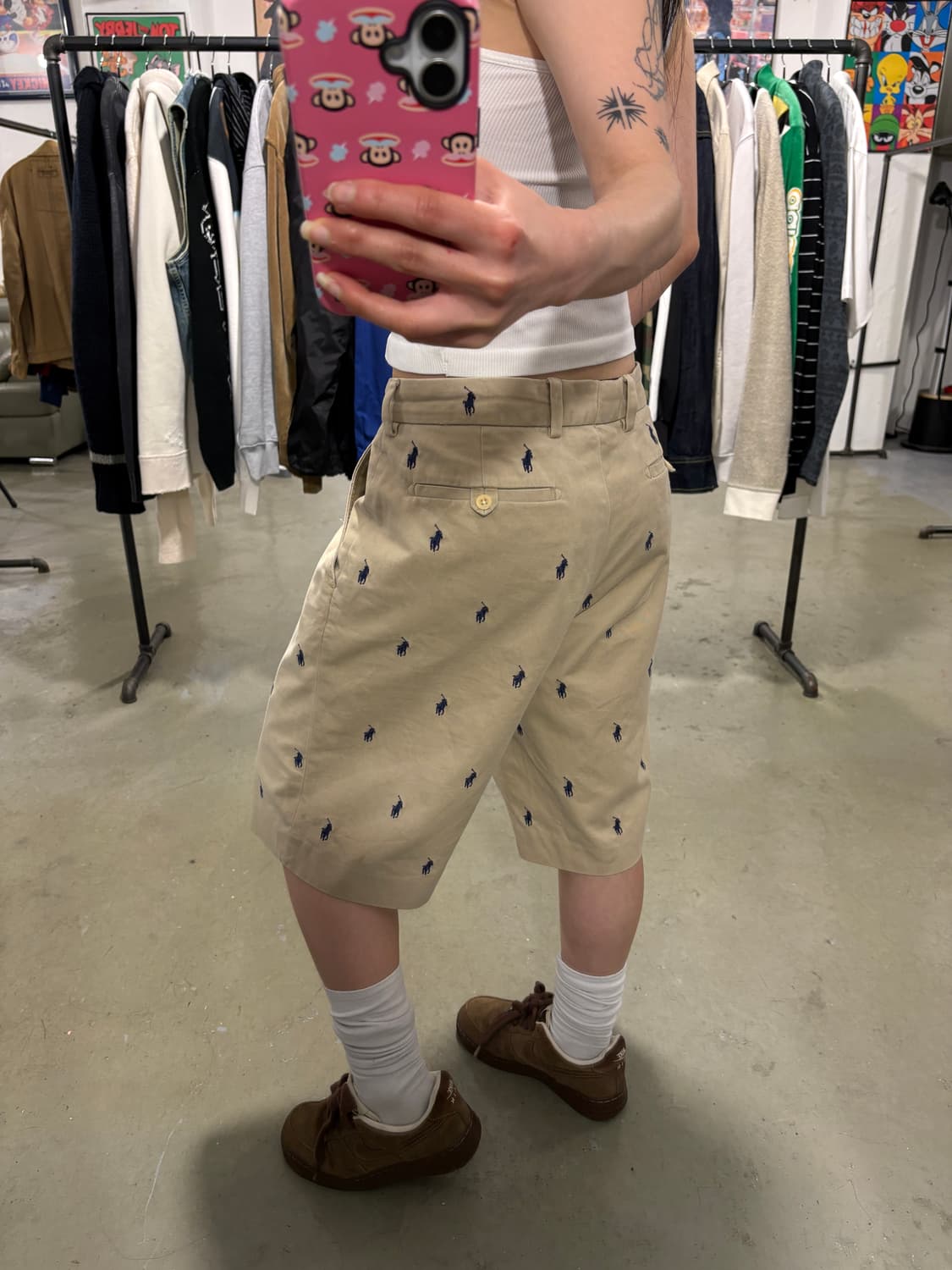 폴로 포니자수 반바지 상품이미지4