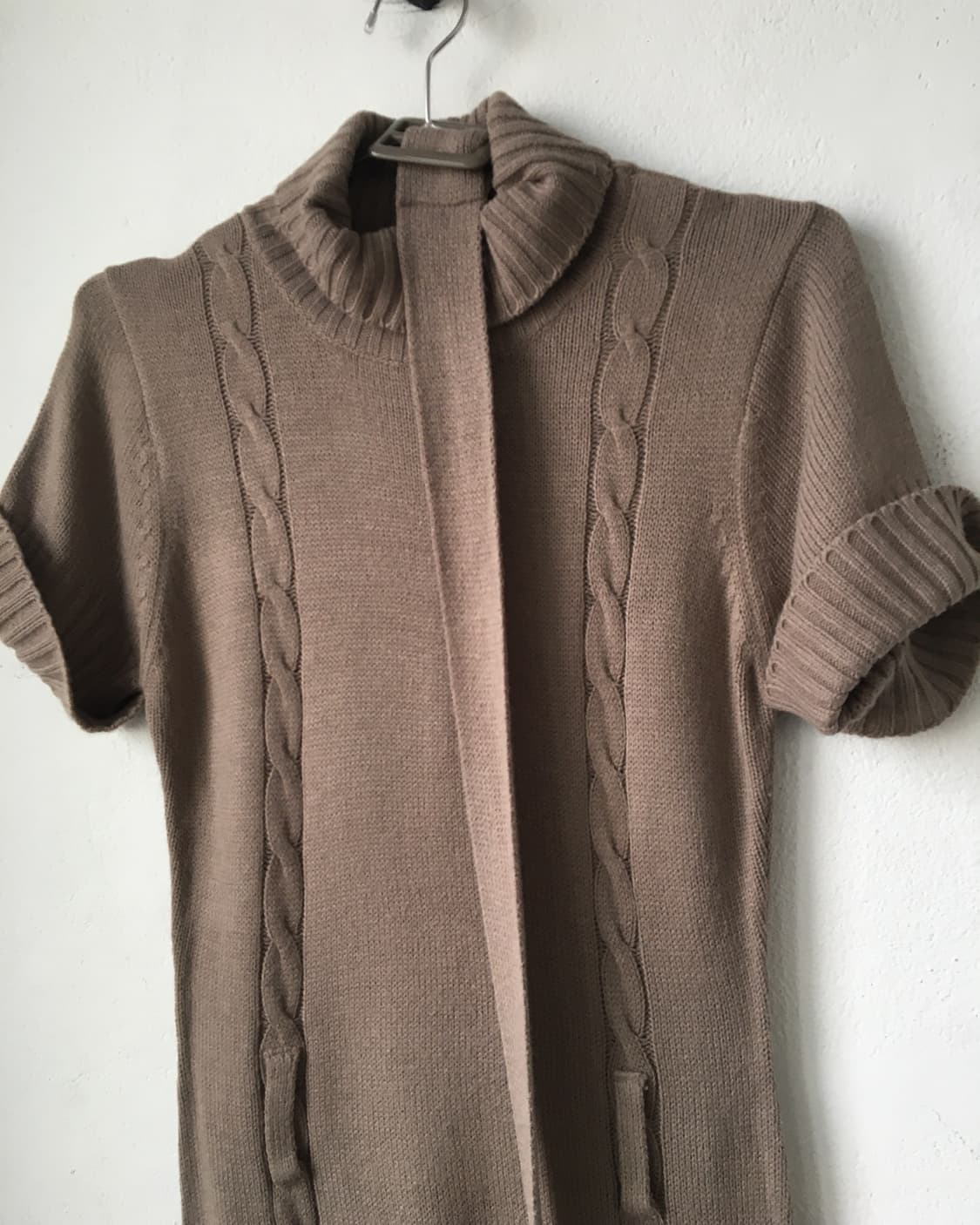 Belted high neck knit onepiece 상품이미지4