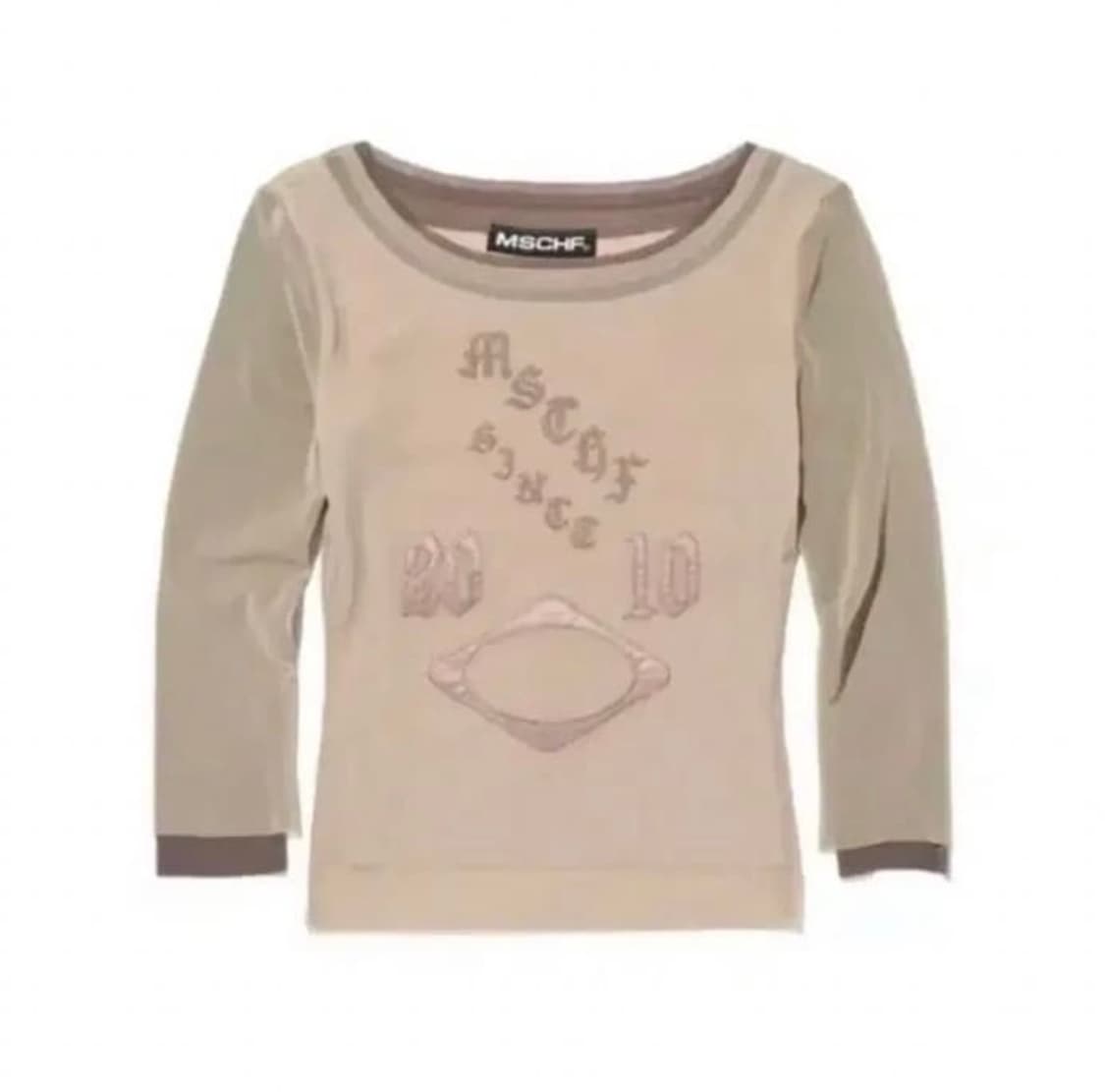 구매) 미스치프 보트넥 메쉬탑 베이지 구매 합니다 상품이미지1