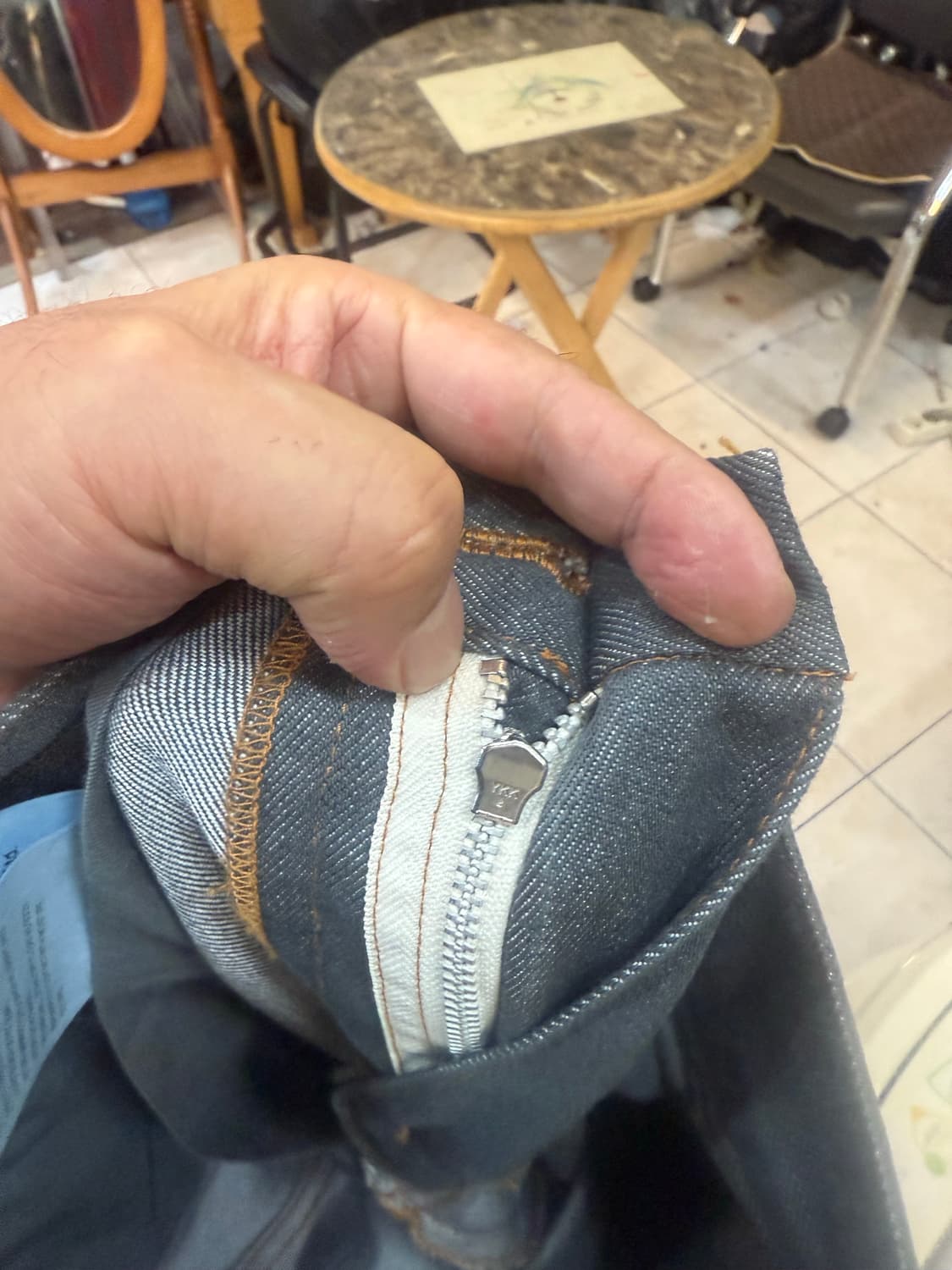 32 정품 꼼데가르송 옴므 데님팬츠 팝니다 상품이미지6