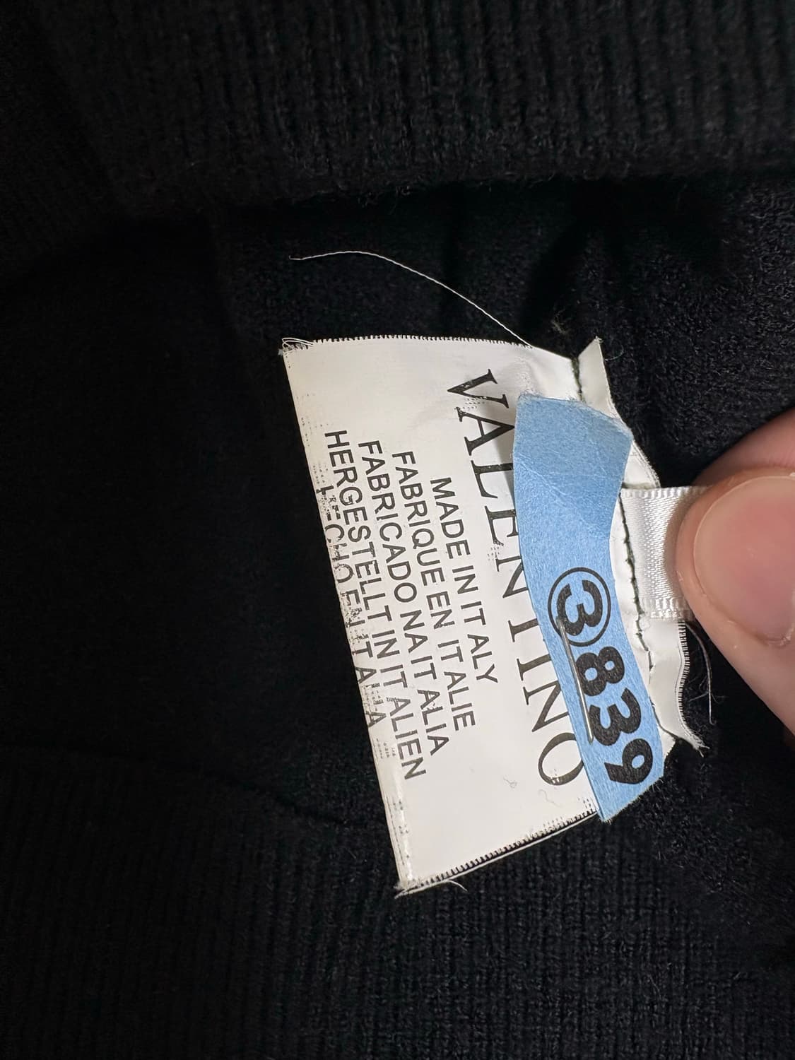 발렌티노 락스터드 니트 블랙 상품이미지5