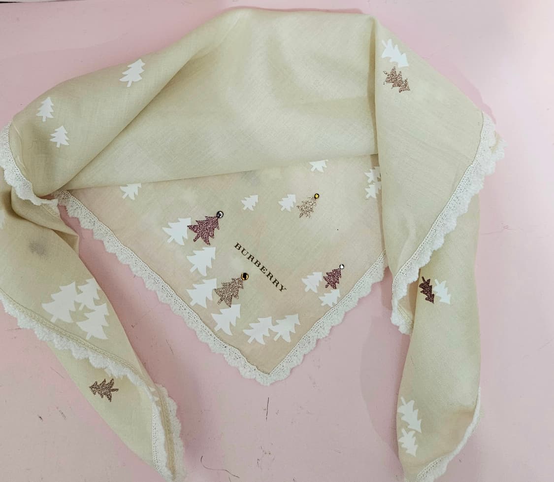 (Burberry 버버리) 레이스 트리 손수건 상품이미지5