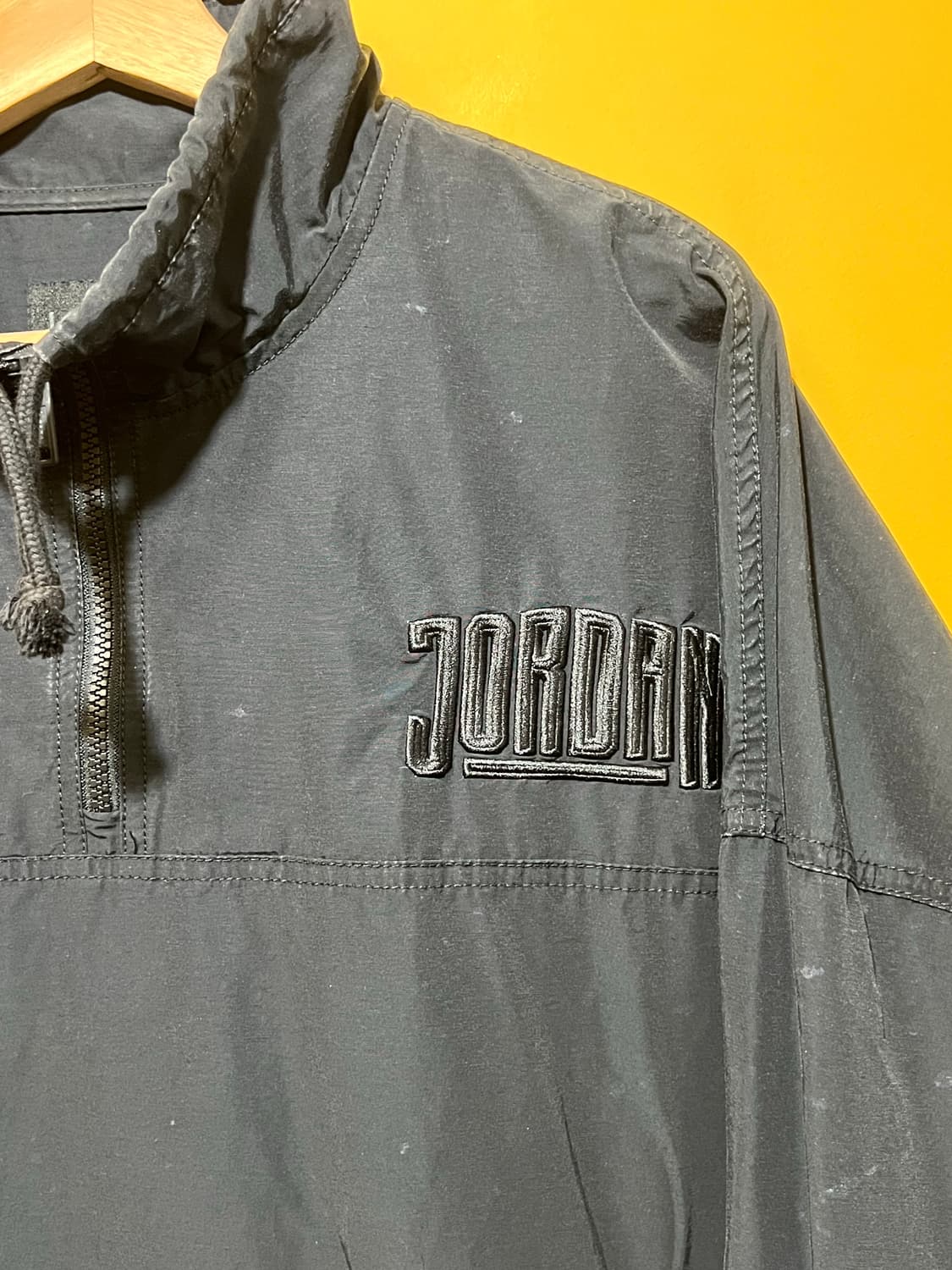 조던 아노락 셋업 빈티지워싱 블랙 상품이미지2