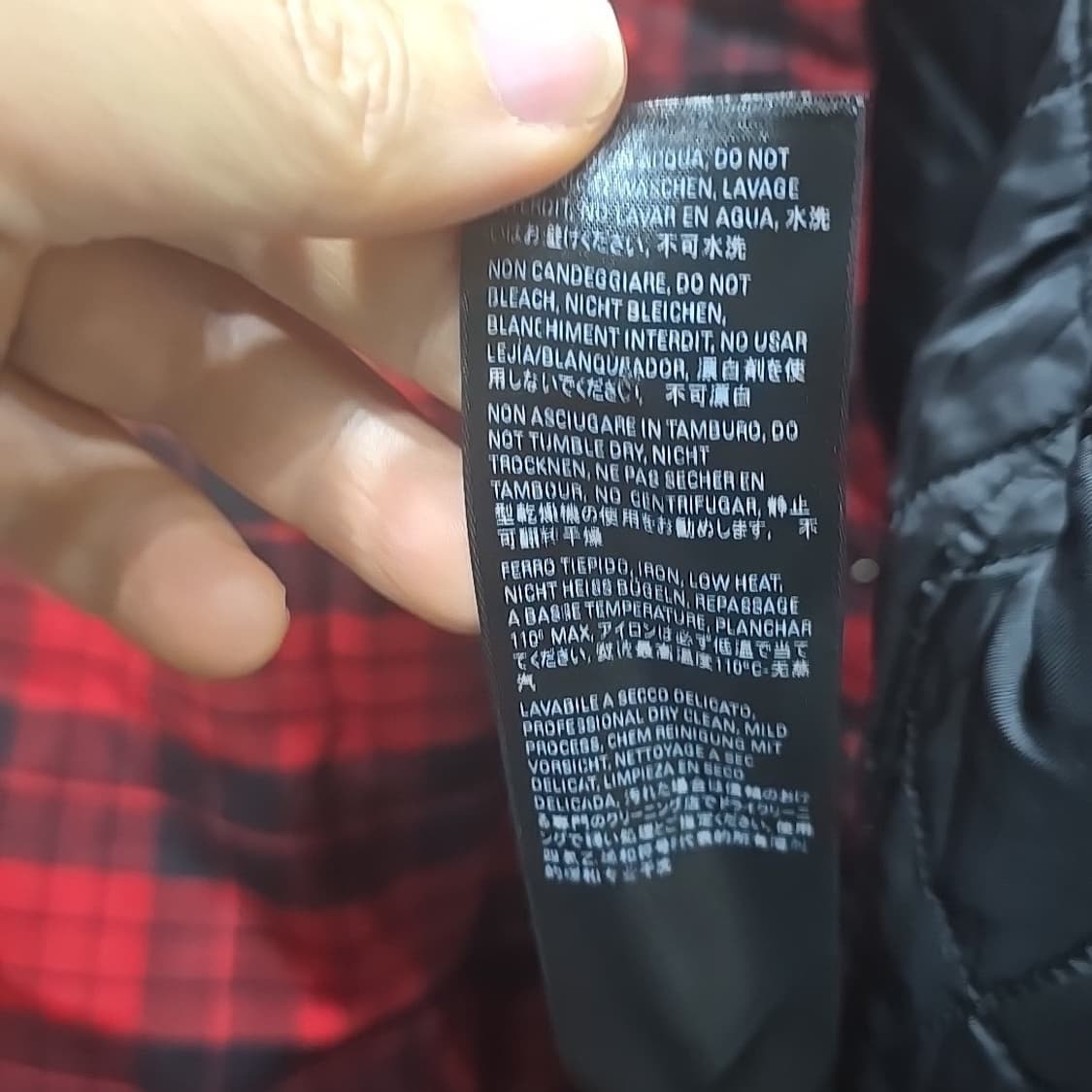 XL 36 발렌시아가 체크 패딩 셔츠 상품이미지7