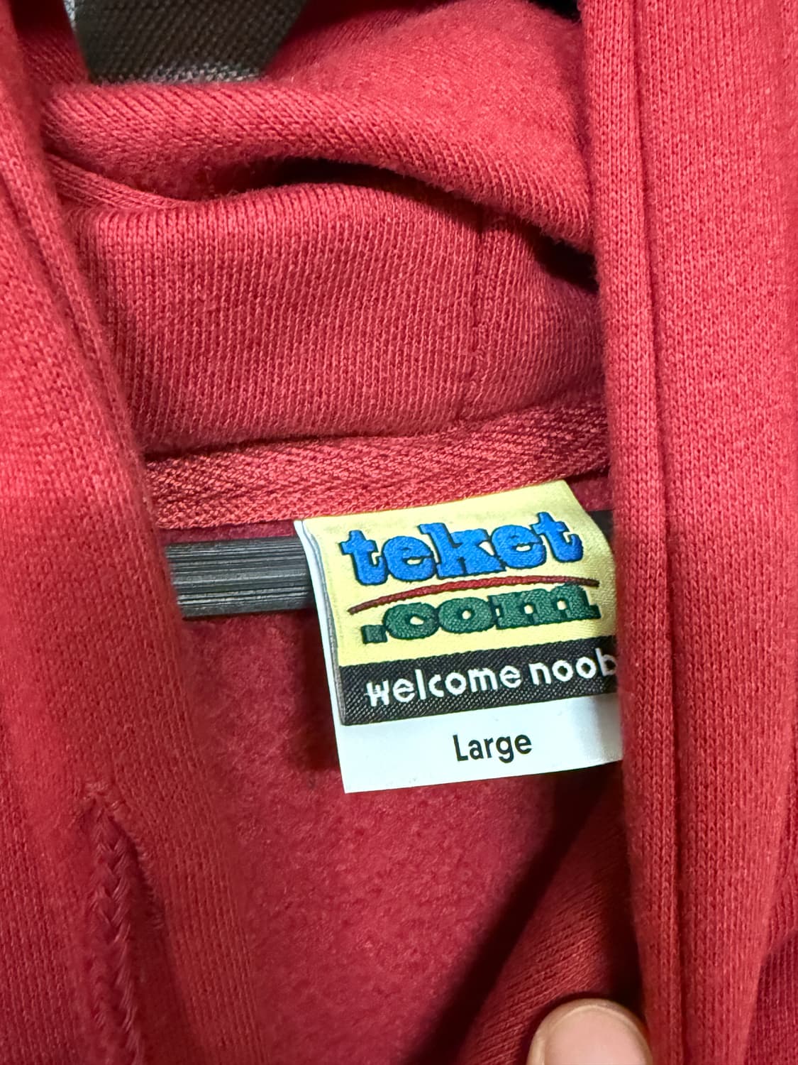 테켓 us후드 버건디 L사이즈 상품이미지3