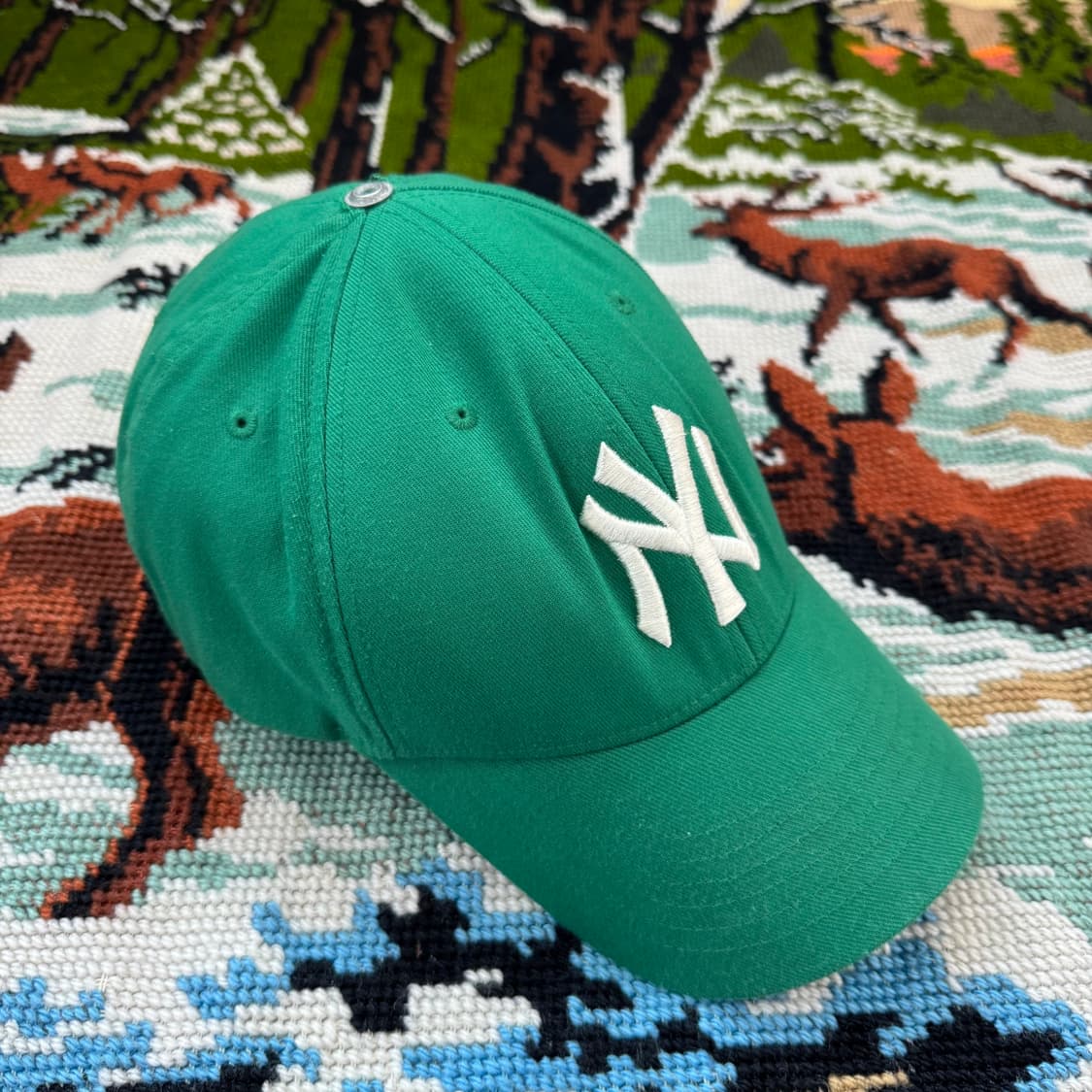 MLB 뉴욕 양키즈 그린 볼캡 상품이미지2
