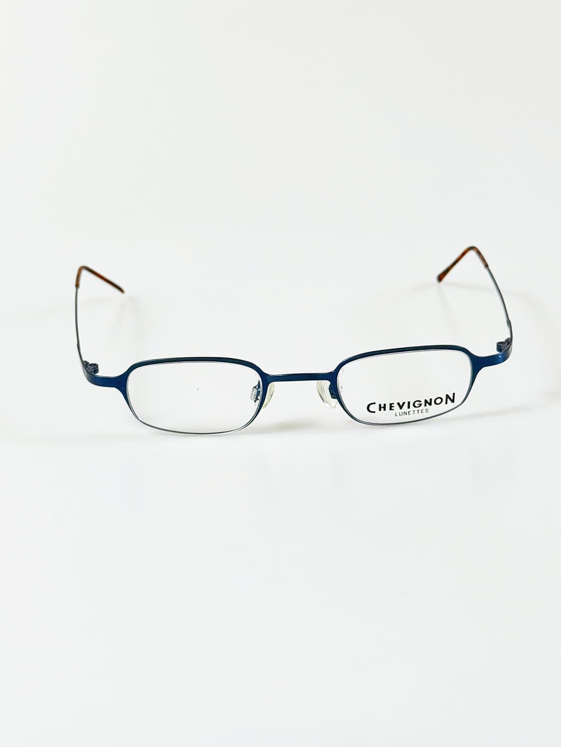 CHEVIGNON LUNETTES 네이비 메탈 스퀘어 빈티지 안경 상품이미지2