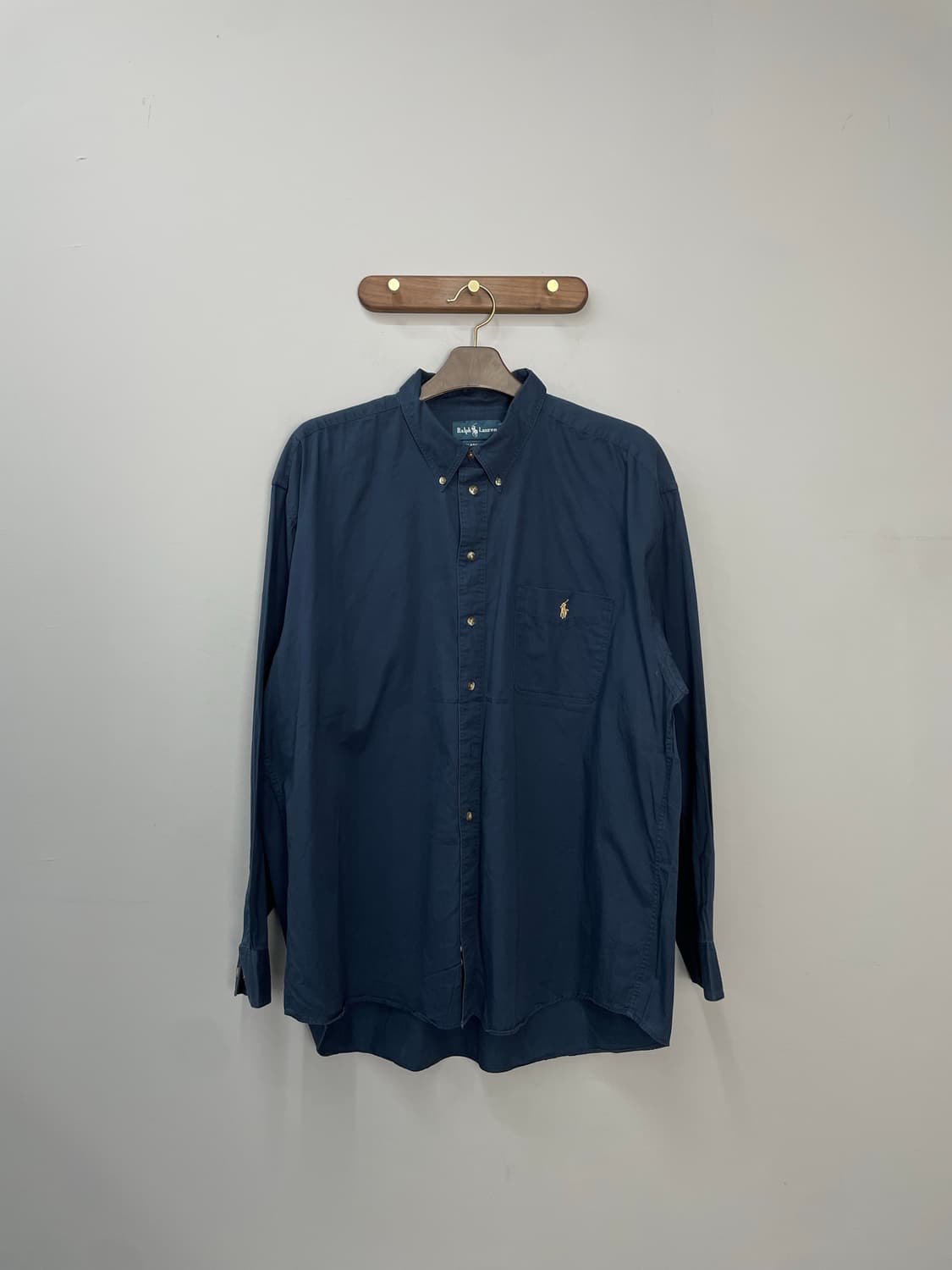 폴로 랄프로렌 오버사이즈 네이비 셔츠 H1043 상품이미지2