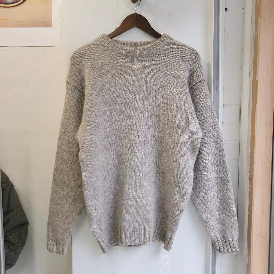 Seahole 뉴울 오트밀 스웨터 L 상품이미지2