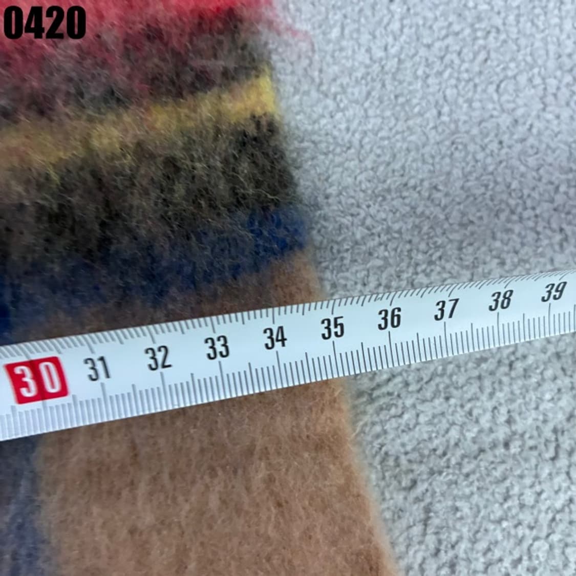 REPELLER 체크 패턴 머플러 상품이미지3