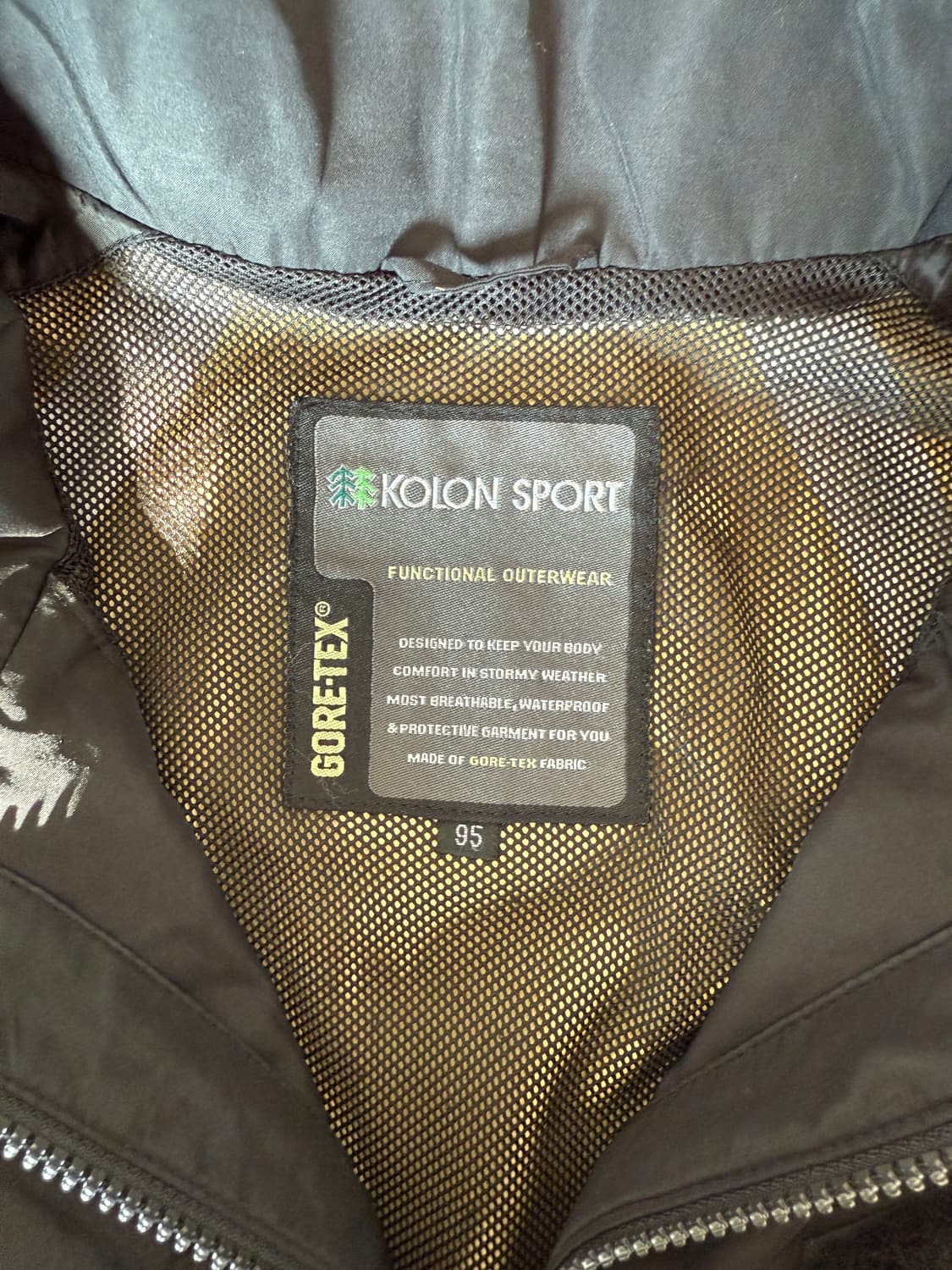 코오롱스포츠(KOLON SPORT) 고어텍스 바람막이 상품이미지8