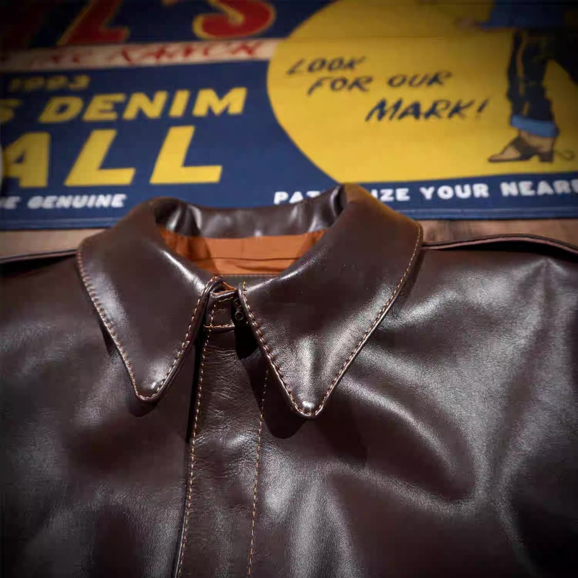 [미개봉] VELUOKLDLY A-2 차심 말가죽 자켓 2XL 상품이미지3