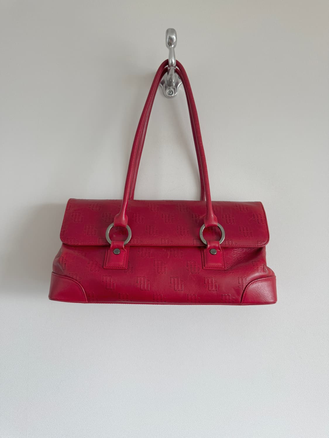 Pre owned 레더 숄더백 상품이미지1