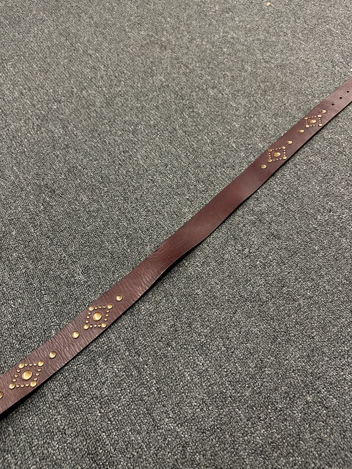 빈티지 웨스턴 브라운 가죽벨트  상품이미지2