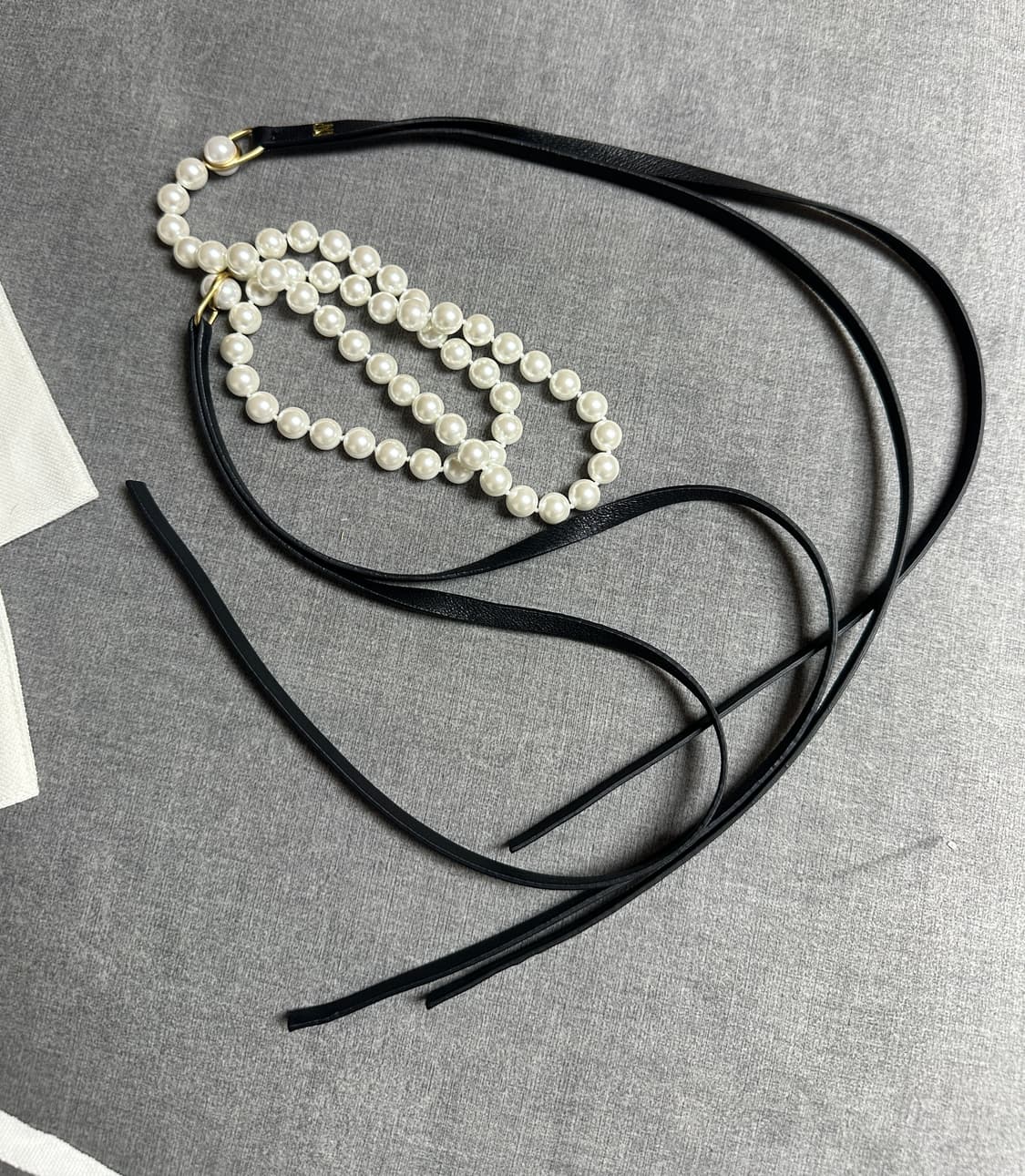 넘버프로젝트 램 레더 진주벨트 상품이미지3