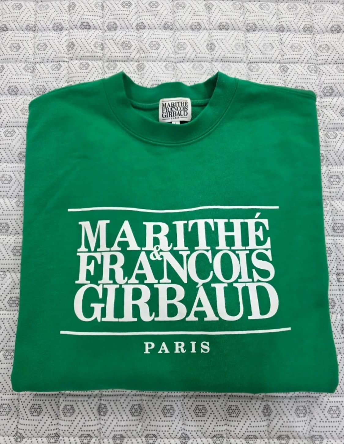 마리떼 프랑소와 저버 맨투맨 그린 100 상품이미지1