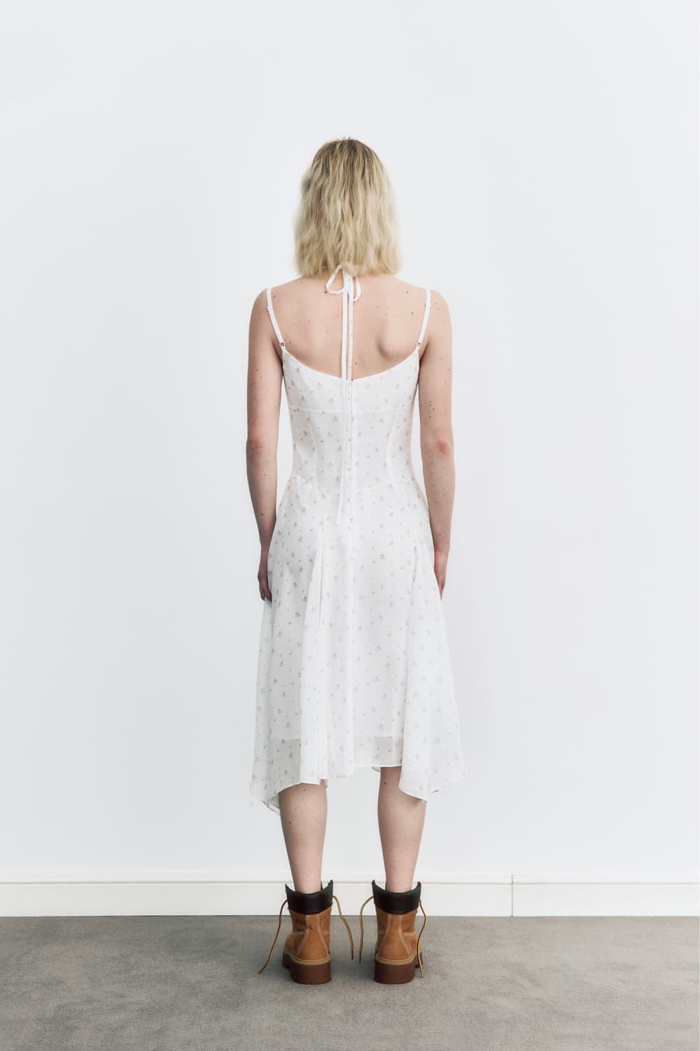 리임 Floral Lingerie Long Dress (네크홀더끈 분실) 상품이미지5