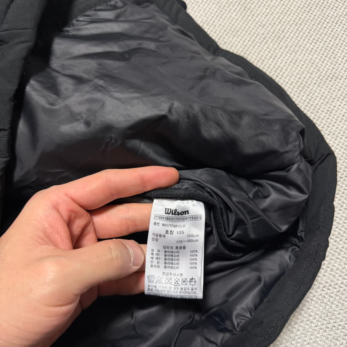 윌슨 퀄팅 경량 패딩조끼 상품이미지4