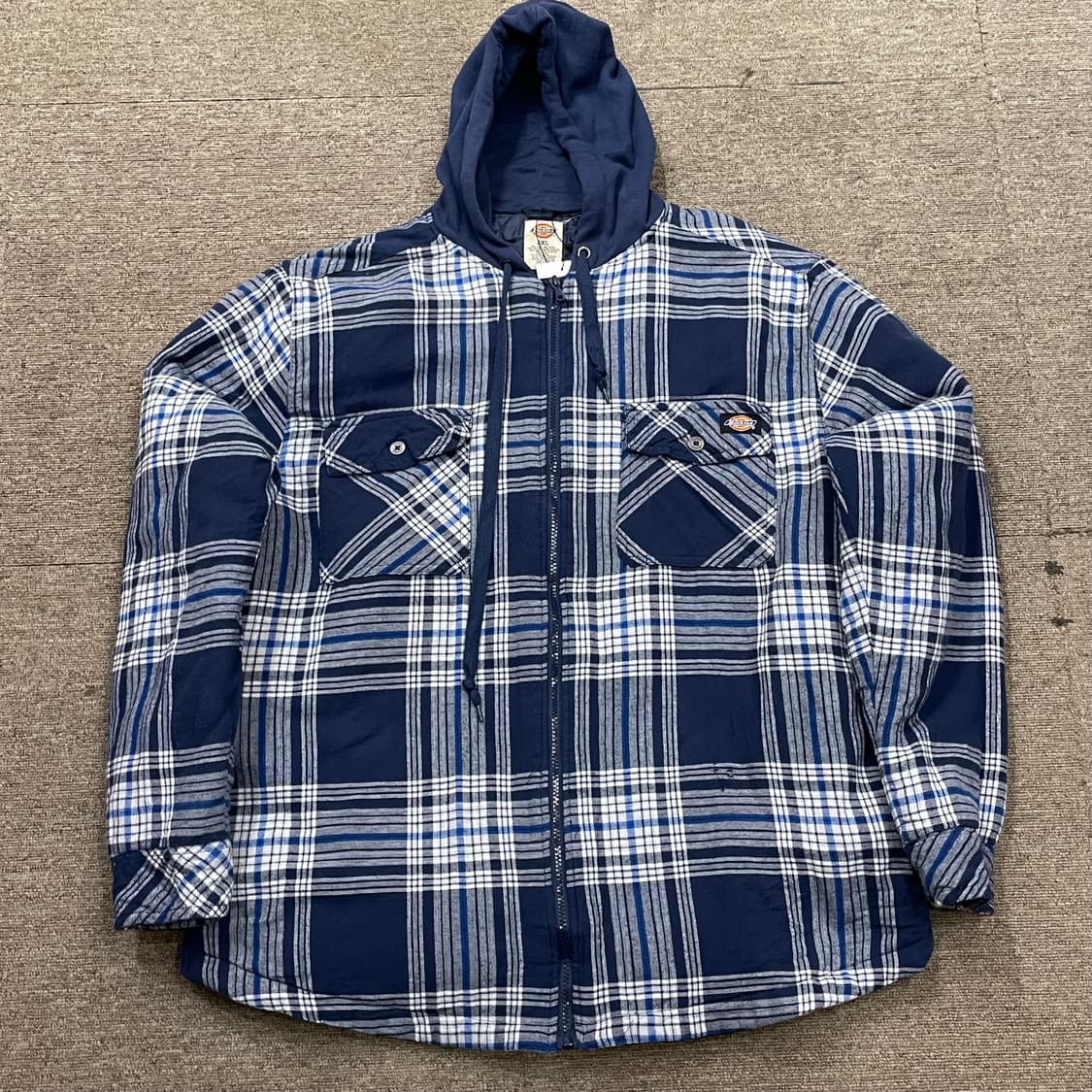 (2XL) Dickies 디키즈 체크 후드 자켓 상품이미지1