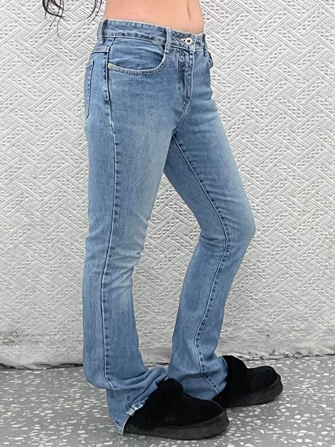 베티붑 빈티지 키치 자수 워싱 데님팬츠 27 C07470 상품이미지2