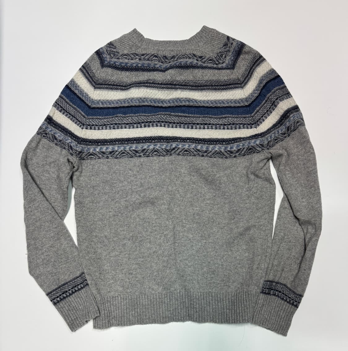 일꼬르소 캐시미어 혼방 패턴 울 니트 L 상품이미지2