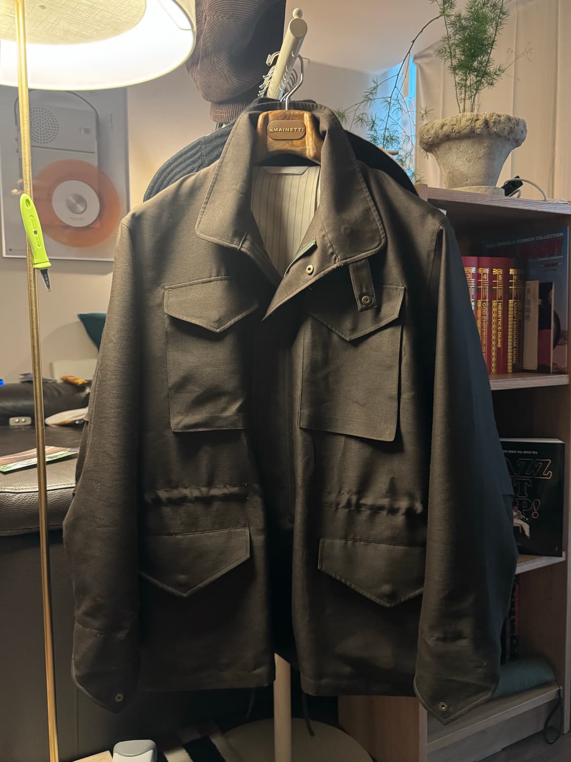 강정석 실크 M65 필드 자켓 올리브 상품이미지1