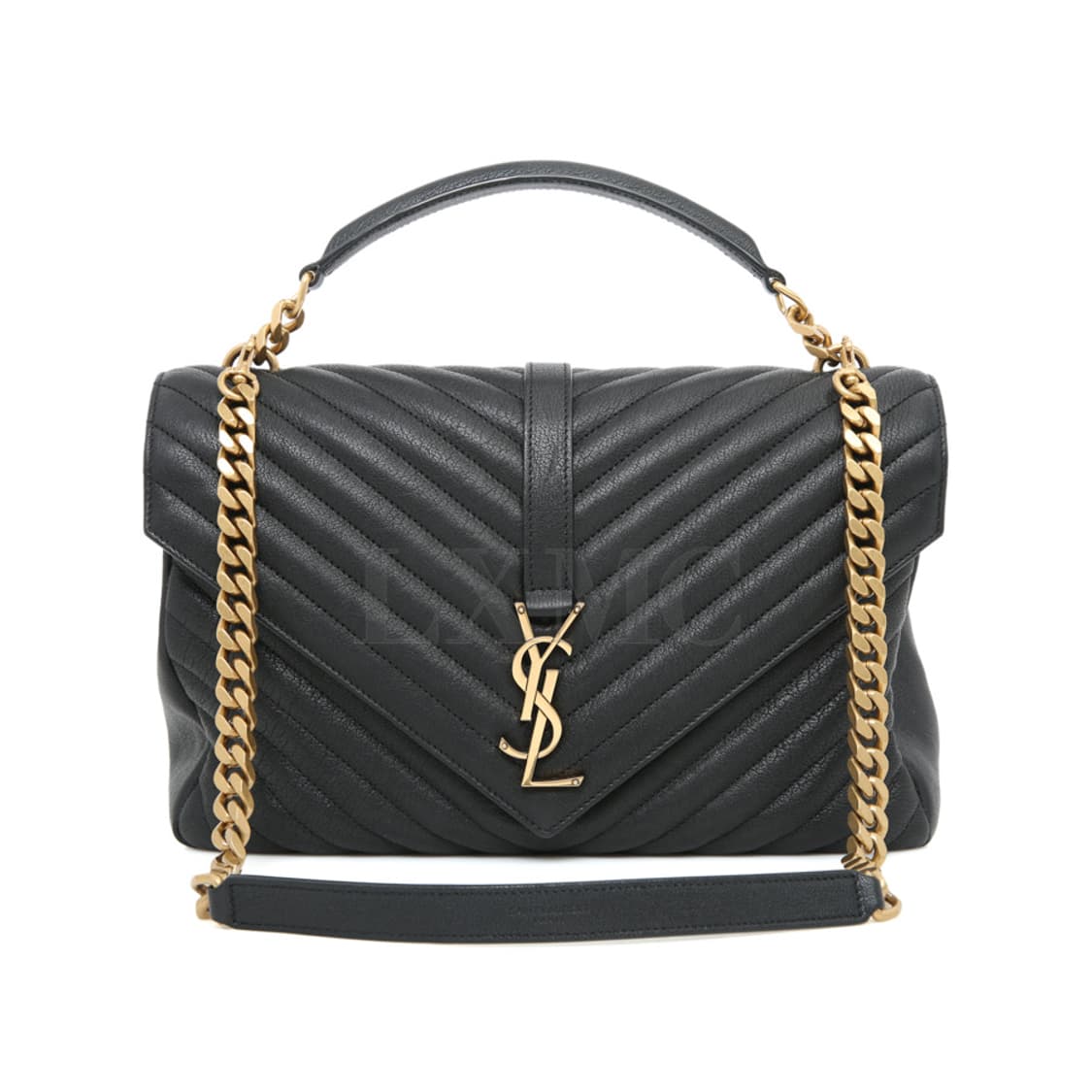 생로랑 컬리지 라지 플랩백 블랙 체인 숄더백 600278 상품이미지1