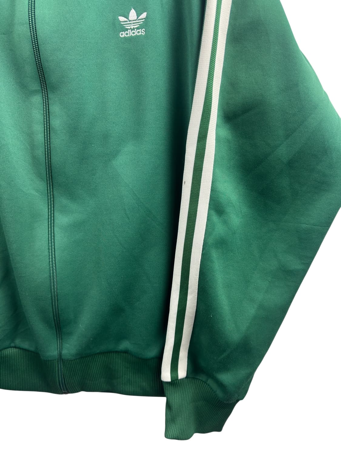 80s 아디다스 데상트 화이트 그린 트랙탑져지1415 상품이미지4