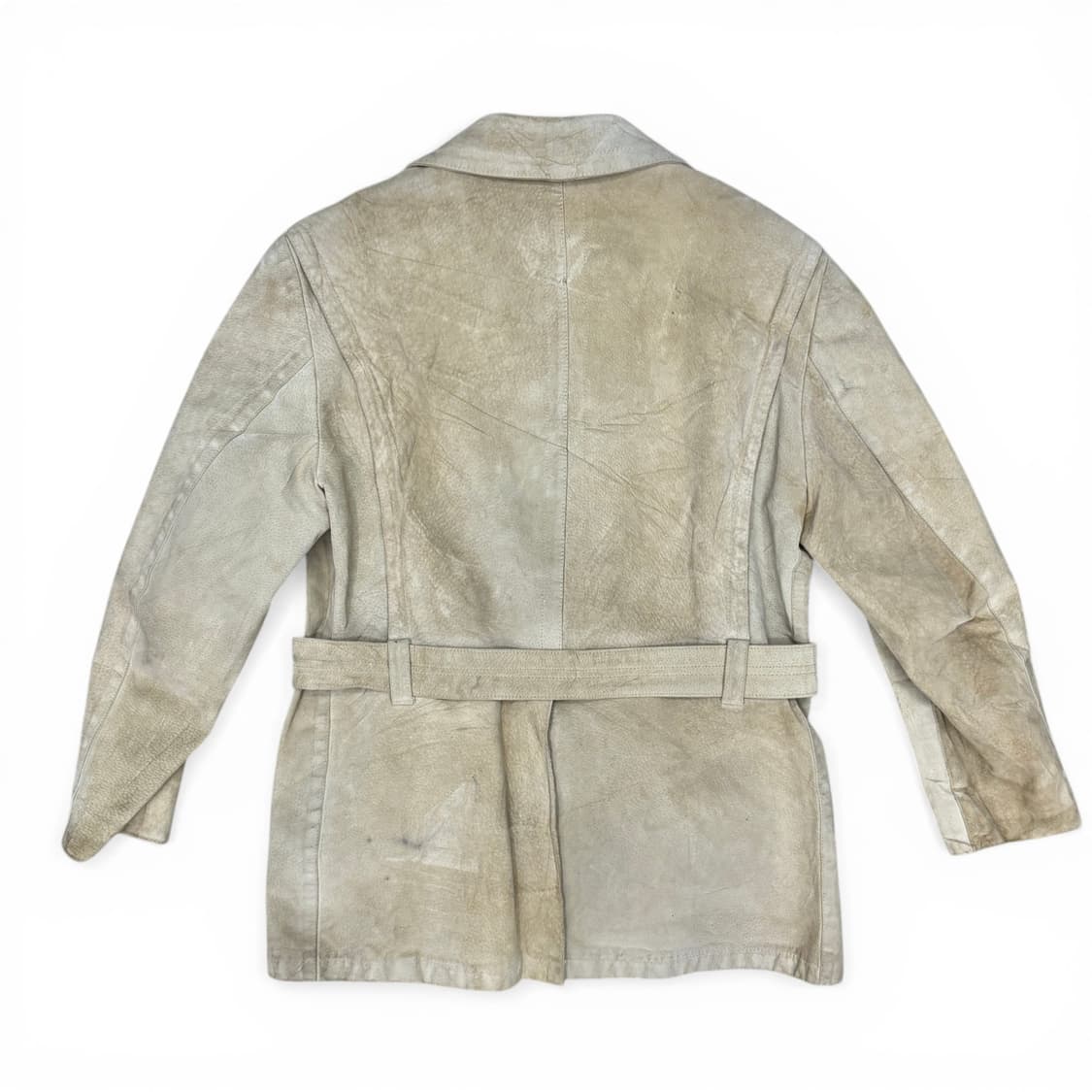 70's 벨티드 레더 자켓 상품이미지2