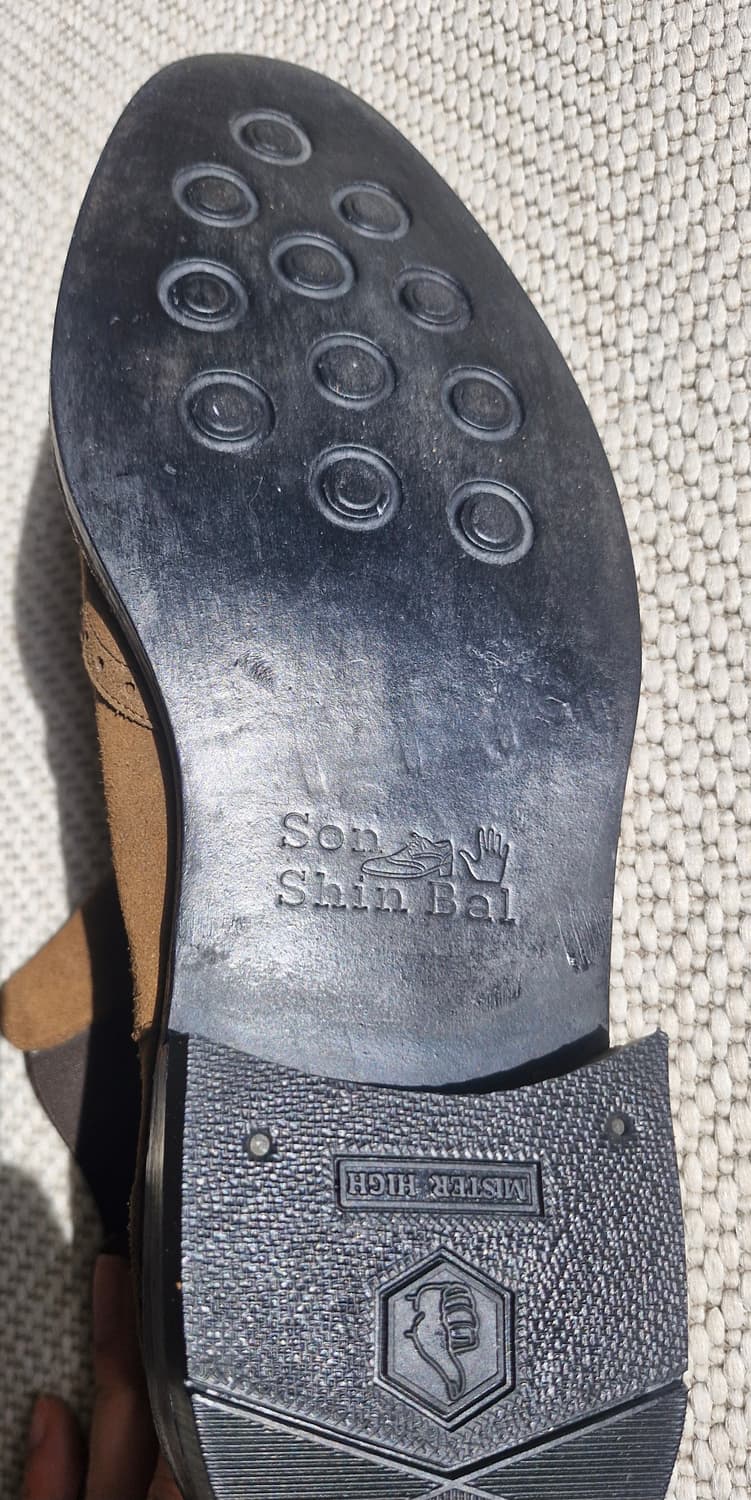 손신발 윙팁 스웨이드 첼시부츠 상품이미지5