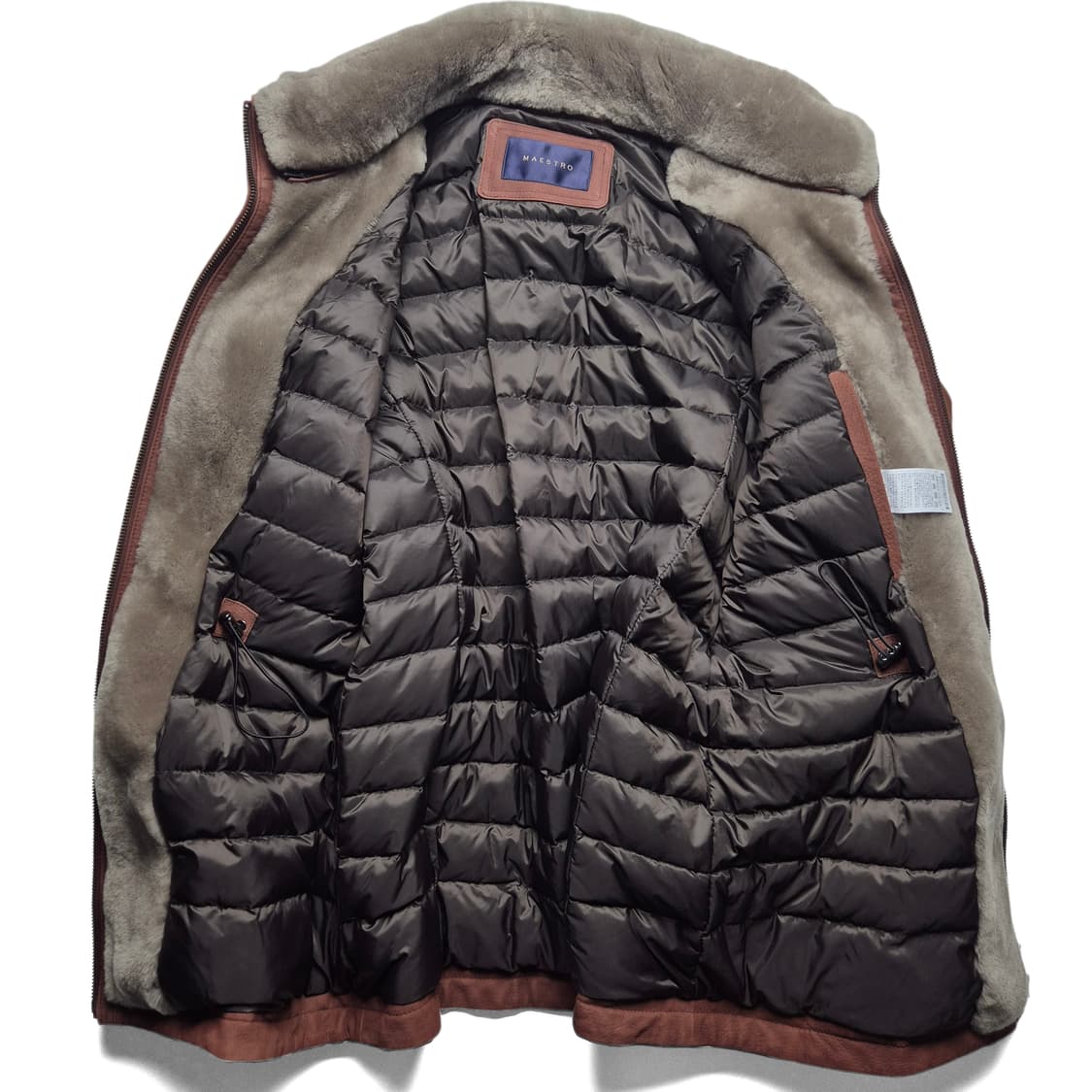 [105] 마에스트로 소가죽 구스다운 패딩자켓 상품이미지8