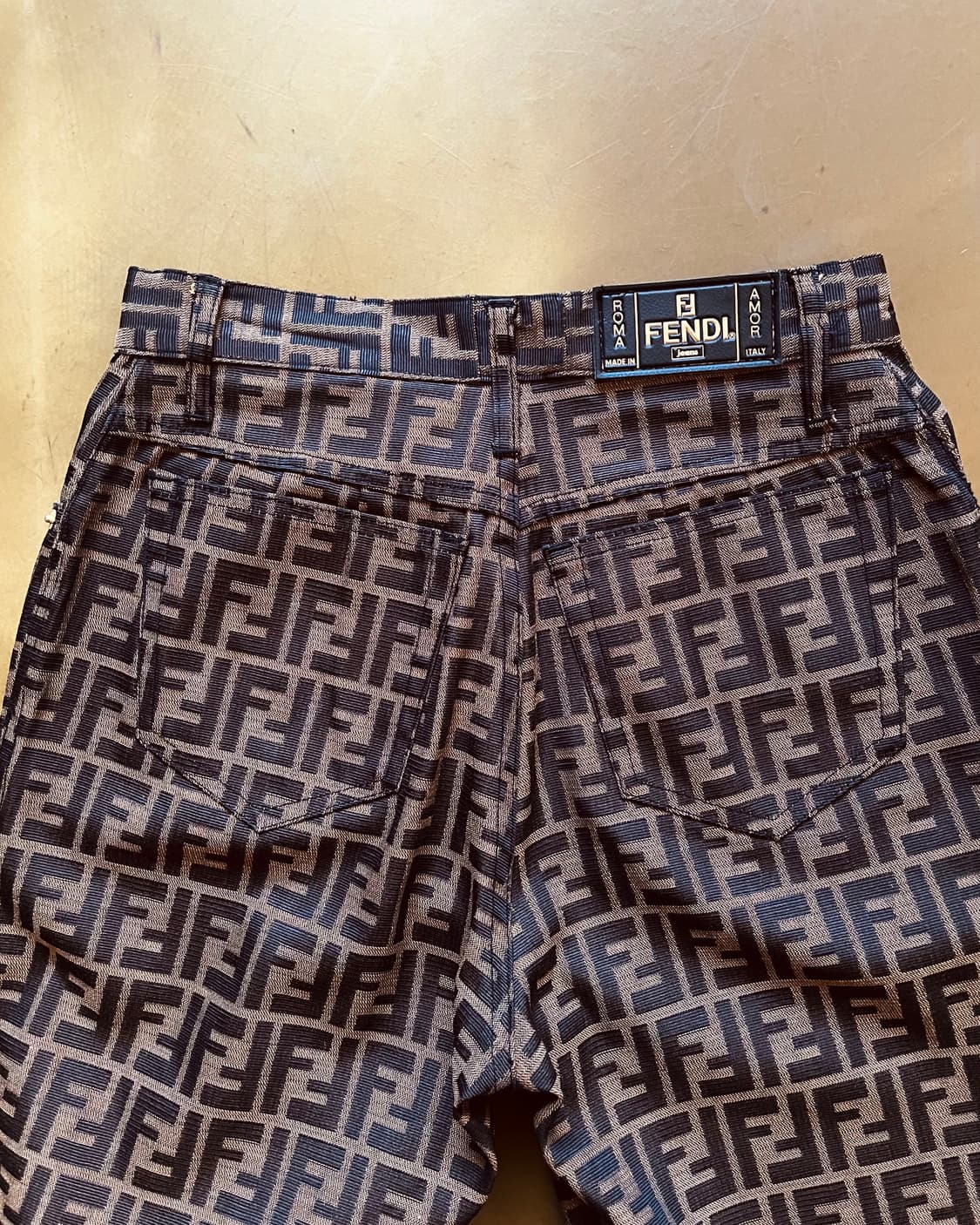 1990s FENDI Old Zucca Pattern Trouser 상품이미지8