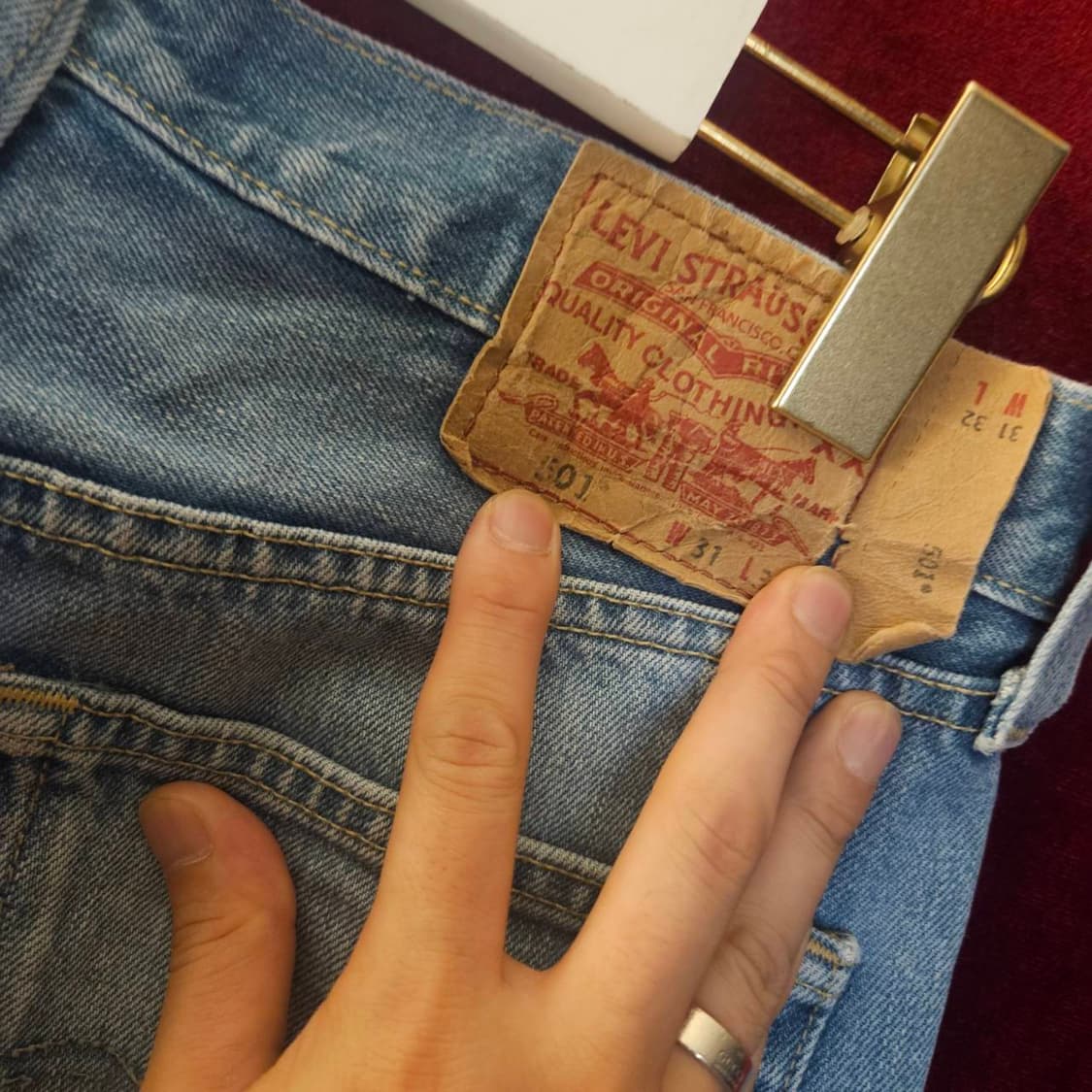 리바이스(Levis) 501 데님 청바지
31 size 상품이미지6