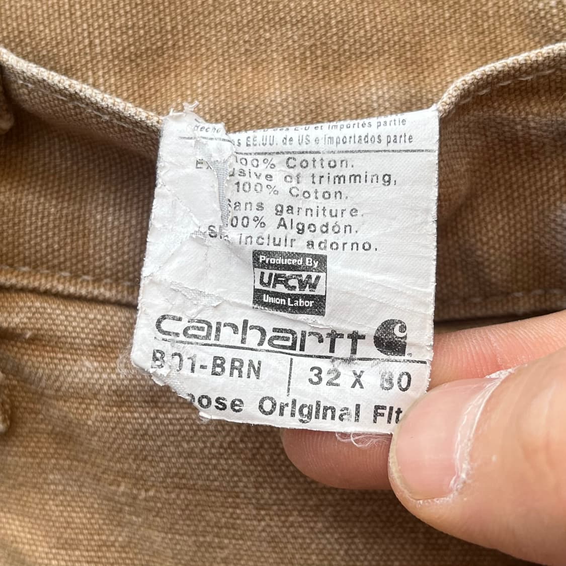 Carhartt 더블니 워크 팬츠 (32“) 상품이미지6