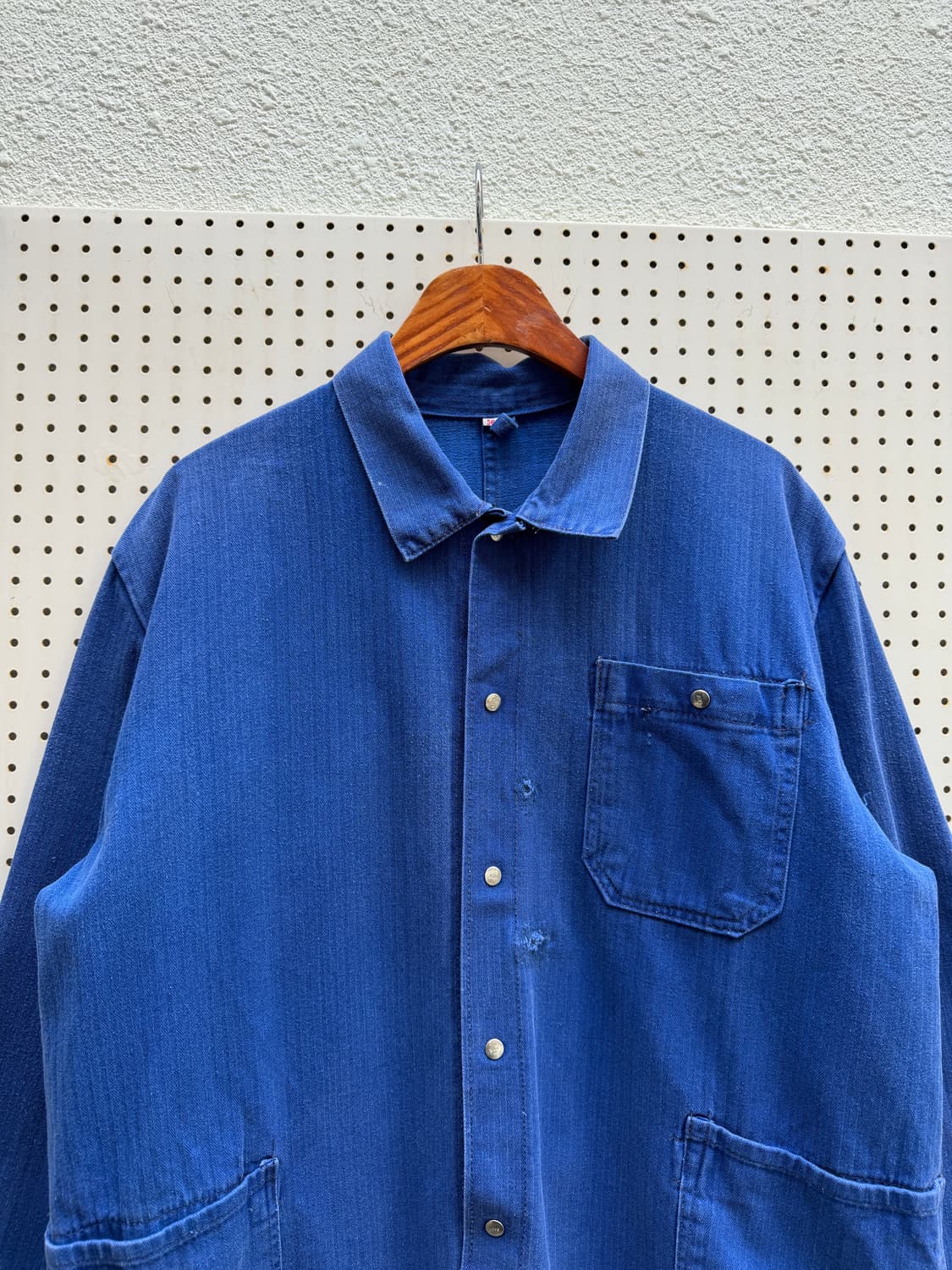 OLD VINTAGE HBT FRENCH WORK 헤링본트윌워크자켓 상품이미지3