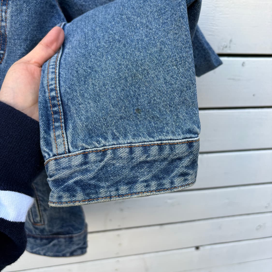 Benetton 베네통 made in italy 데님 자켓 상품이미지6